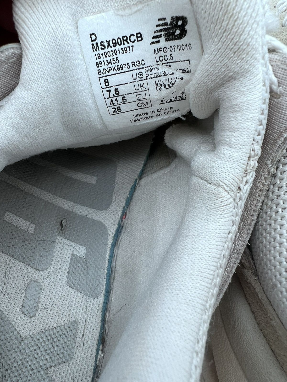 New Balance New Balance MSX90RCB X-90 Reconstructed Grey Men’s Size 8 Size US 8 / EU 41 - 11 Thumbnail