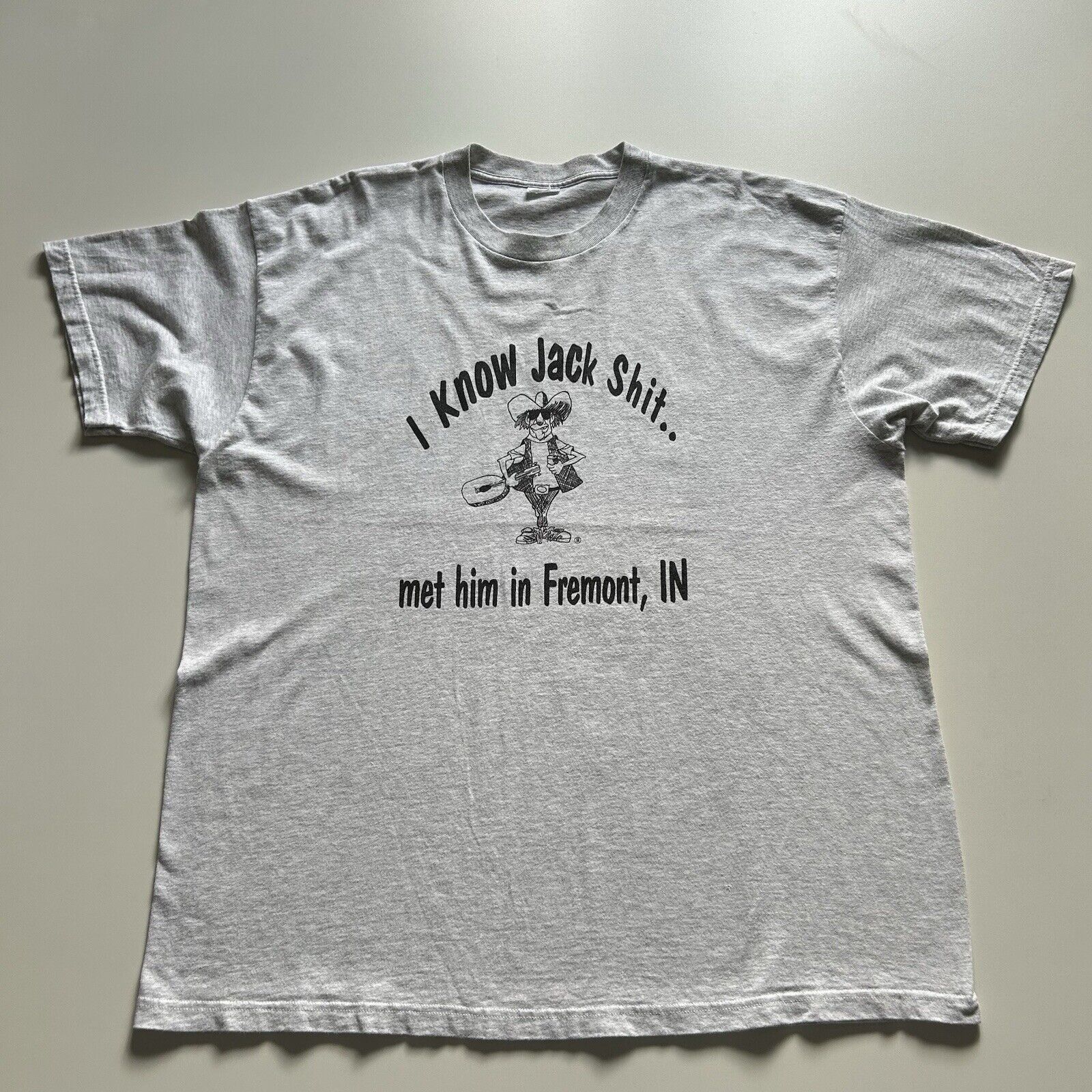 Vintage Vintage Y2K I Know Jack Shit T Shirt XXL Funny Art Graphic Size US XXL / EU 58 / 5 - 1 Thumbnail