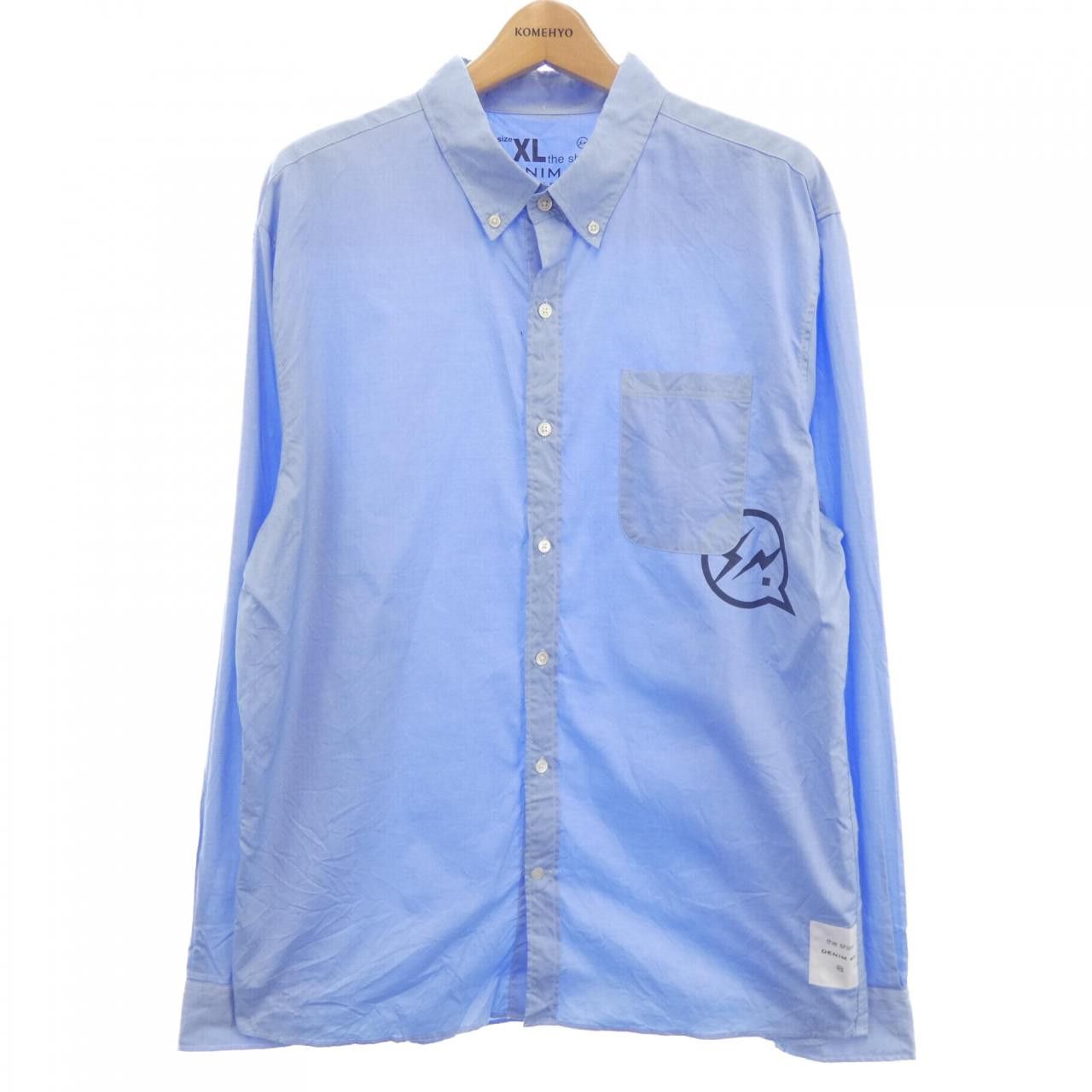 Other Other Vanquish Fragment Shirt Cotton Dress Shirt FRAGMENT DUTY FREE for USA Size ONE SIZE - 1 Thumbnail
