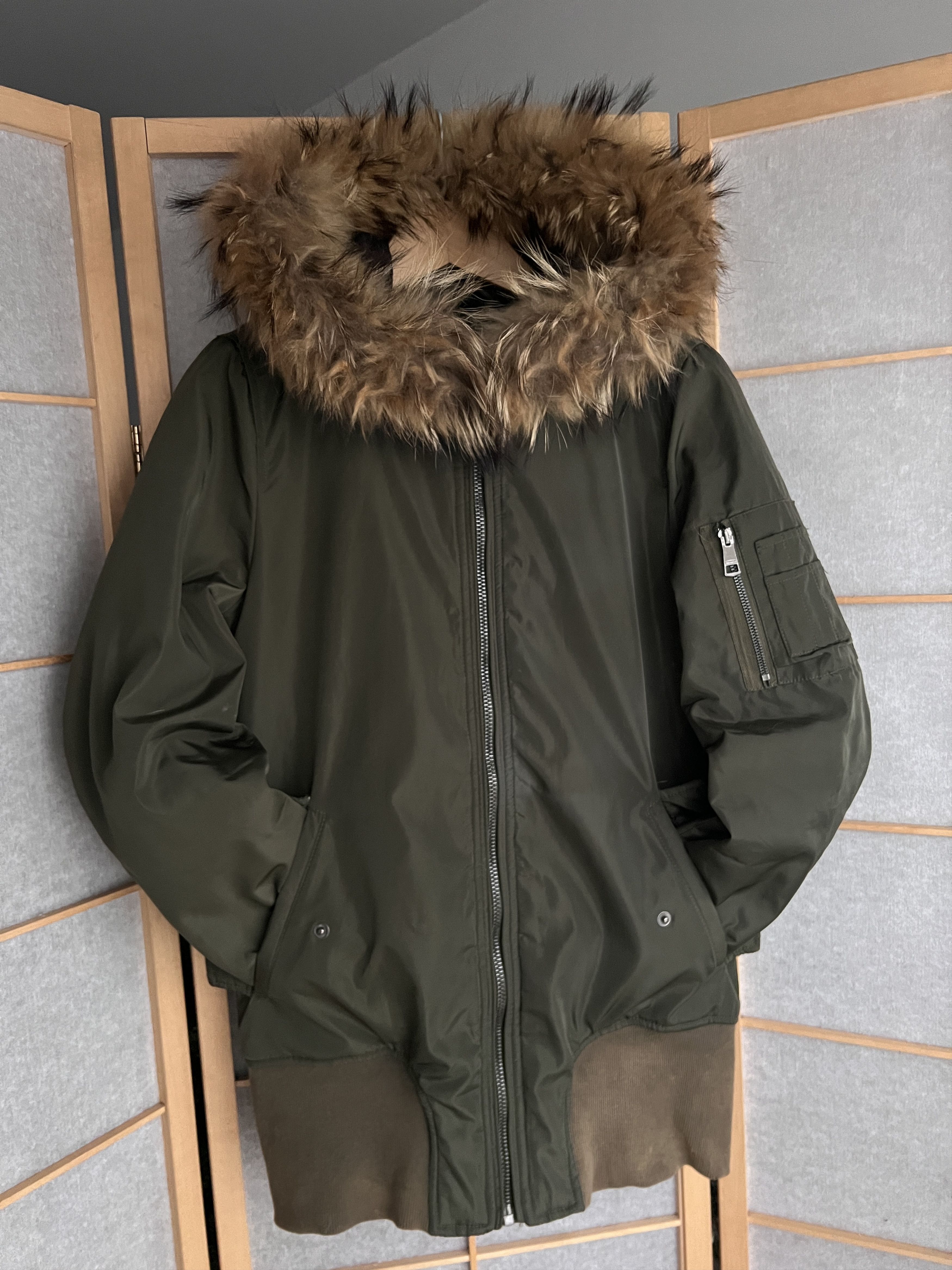 Burberry Burberry vintage faux fur hood bomber jacket avant garde y2k Size M / US 6-8 / IT 42-44 - 9 Thumbnail