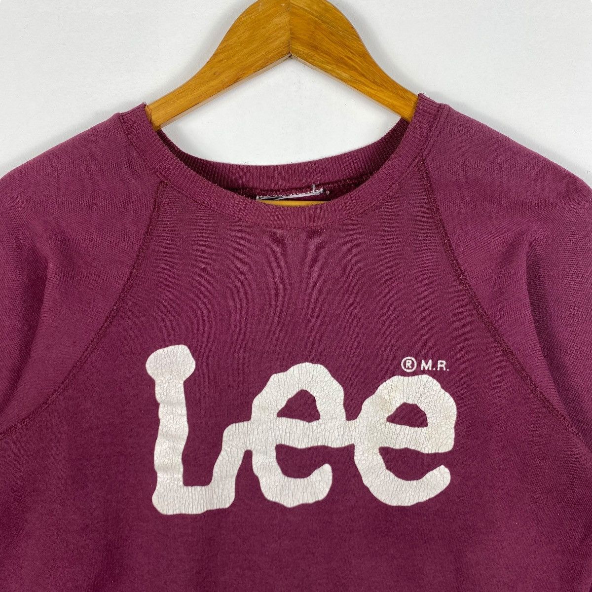 Lee × Vintage Vintage 90's LEE Workwear Brand Logo Crewneck Sweatshirt Size US L / EU 52-54 / 3 - 2 Thumbnail