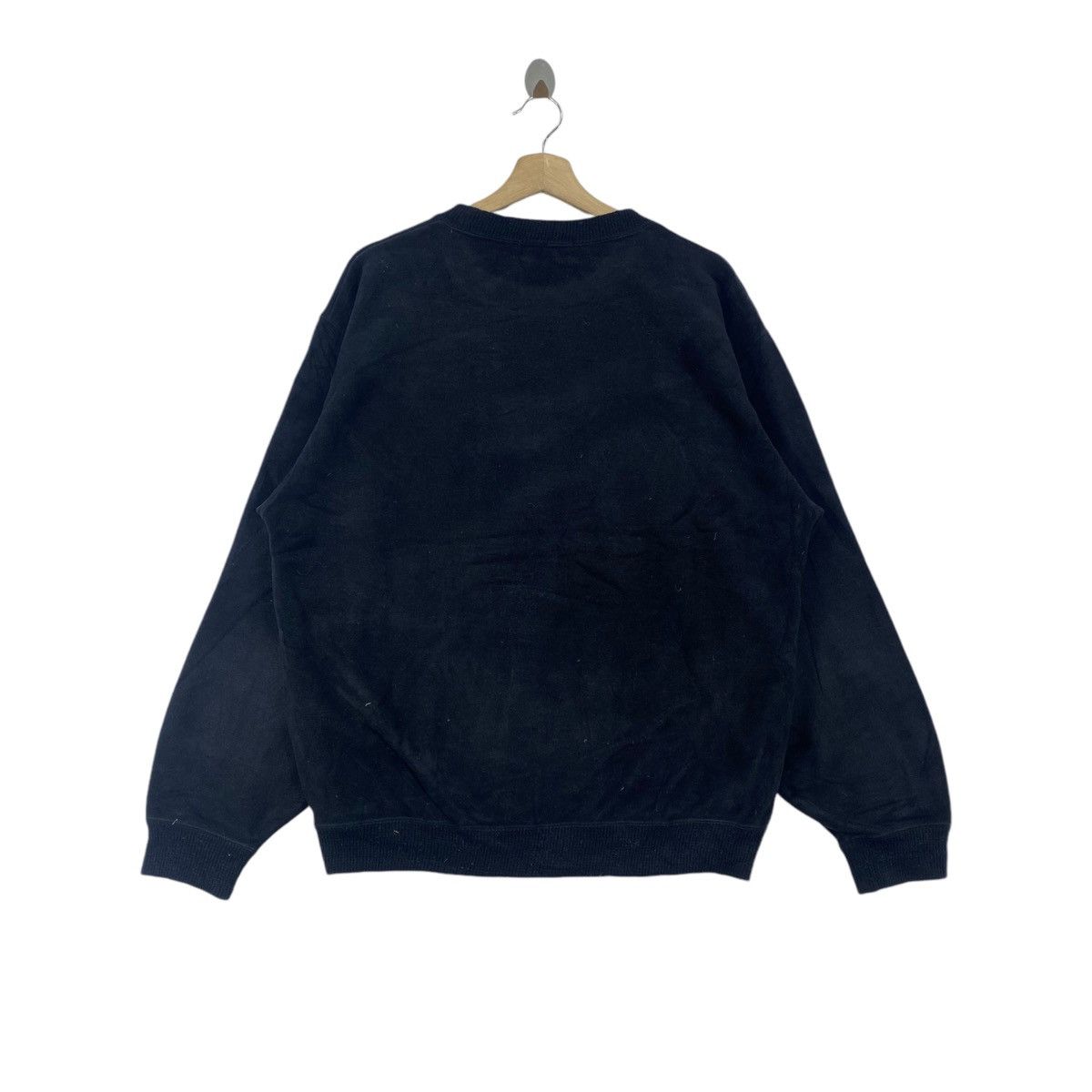 Hiroko Koshino Homme HIROKO KOSHINO Homme Embroidered Brand Black Sweatshirt Size US L / EU 52-54 / 3 - 3 Thumbnail