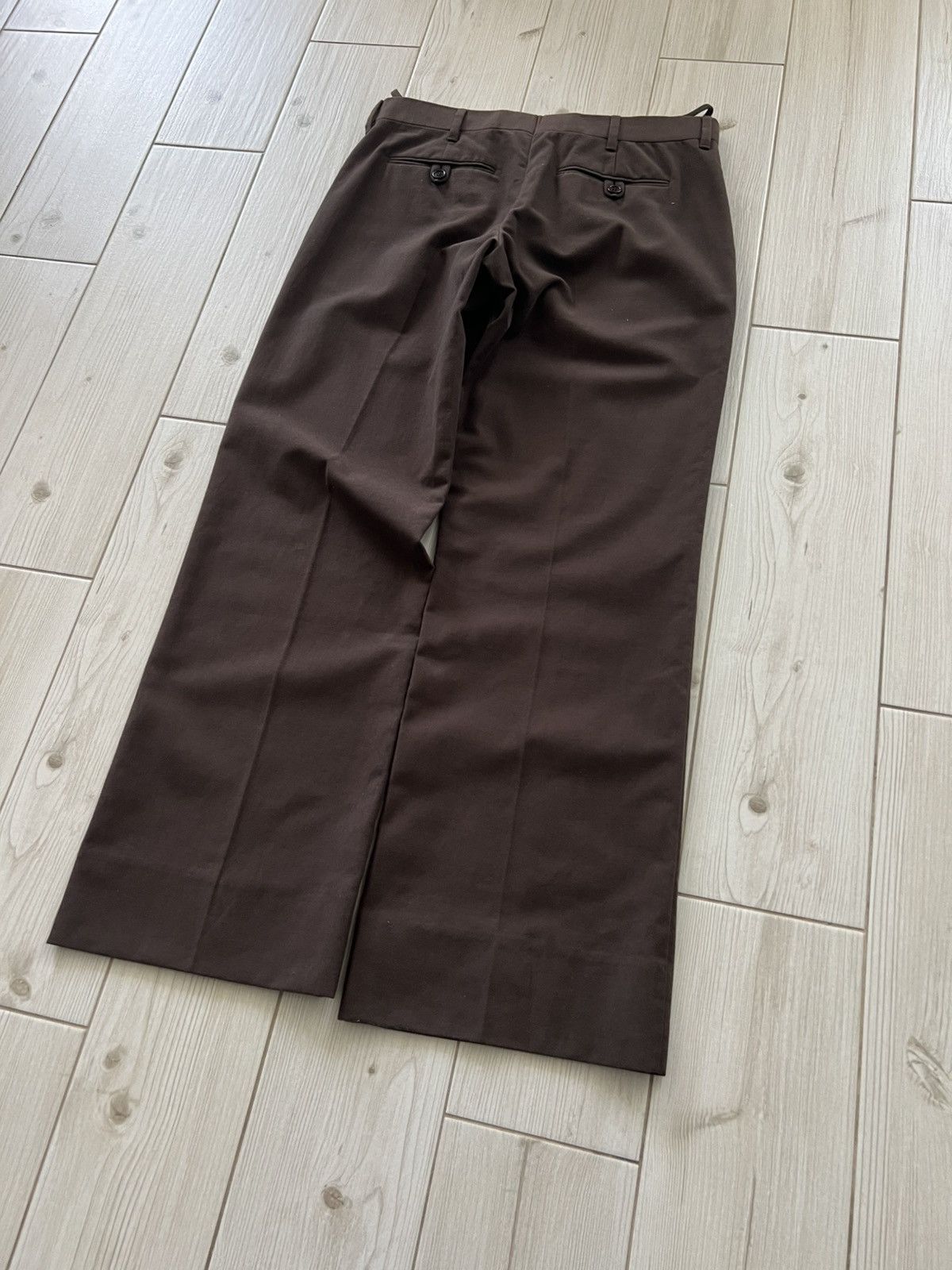 Helmut Lang Helmut Lang Archive Straight Brown Pants Designer Vintage Size US 28 / EU 44 - 20 Thumbnail