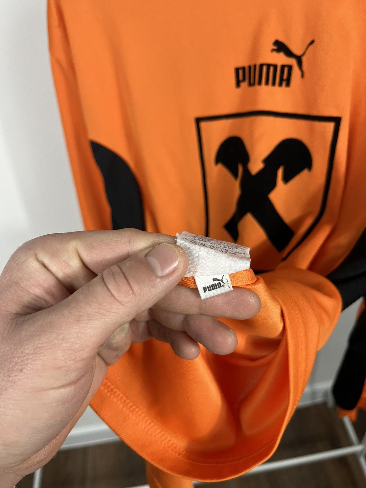 Puma Puma Vintage Football Jersey Orange Long Sleeve Size M Size US M / EU 48-50 / 2 - 9 Thumbnail