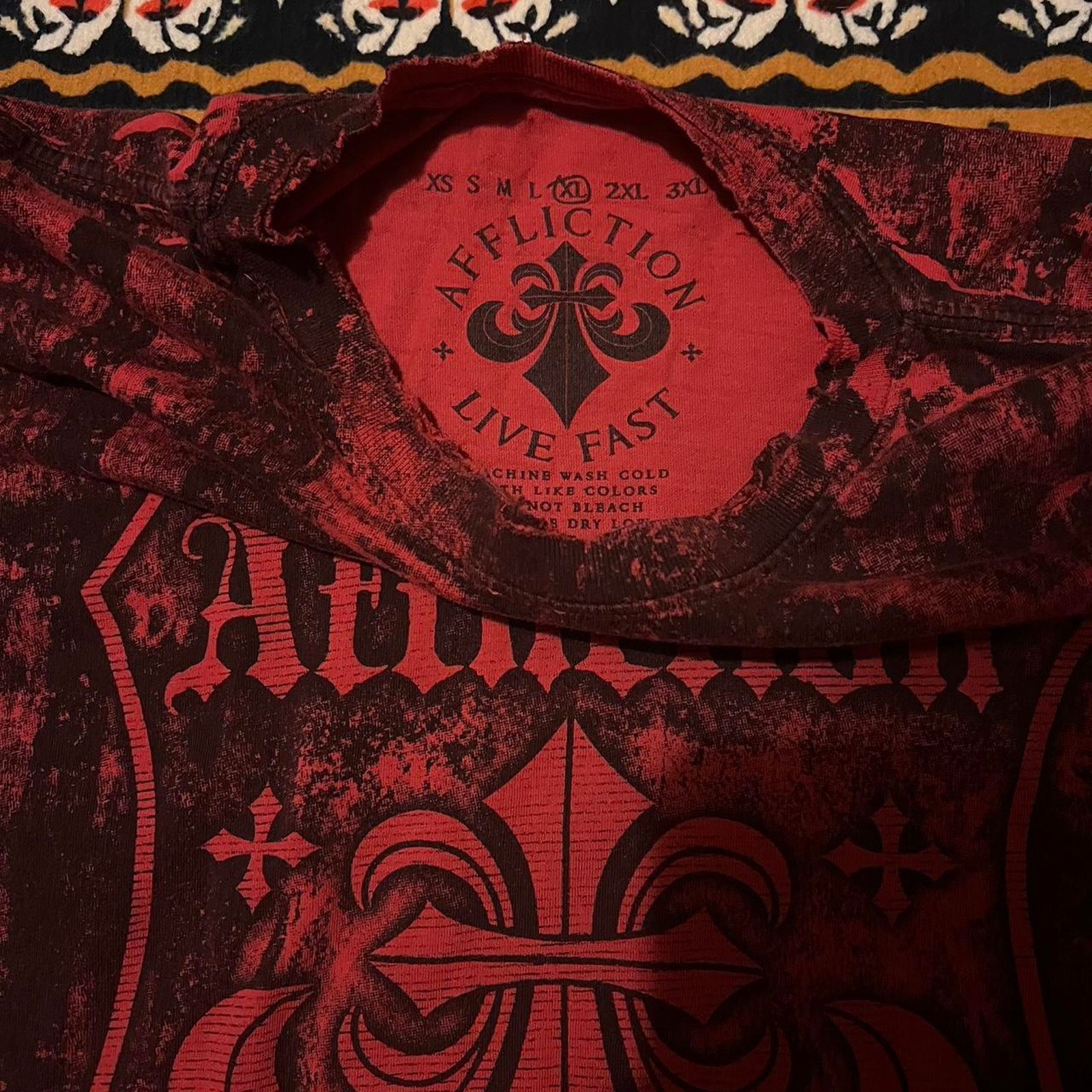 Affliction × JNCO × Tapout Crazy rare affliction shirt xl tapout mma elite grunge y2k Size US XL / EU 56 / 4 - 3 Thumbnail