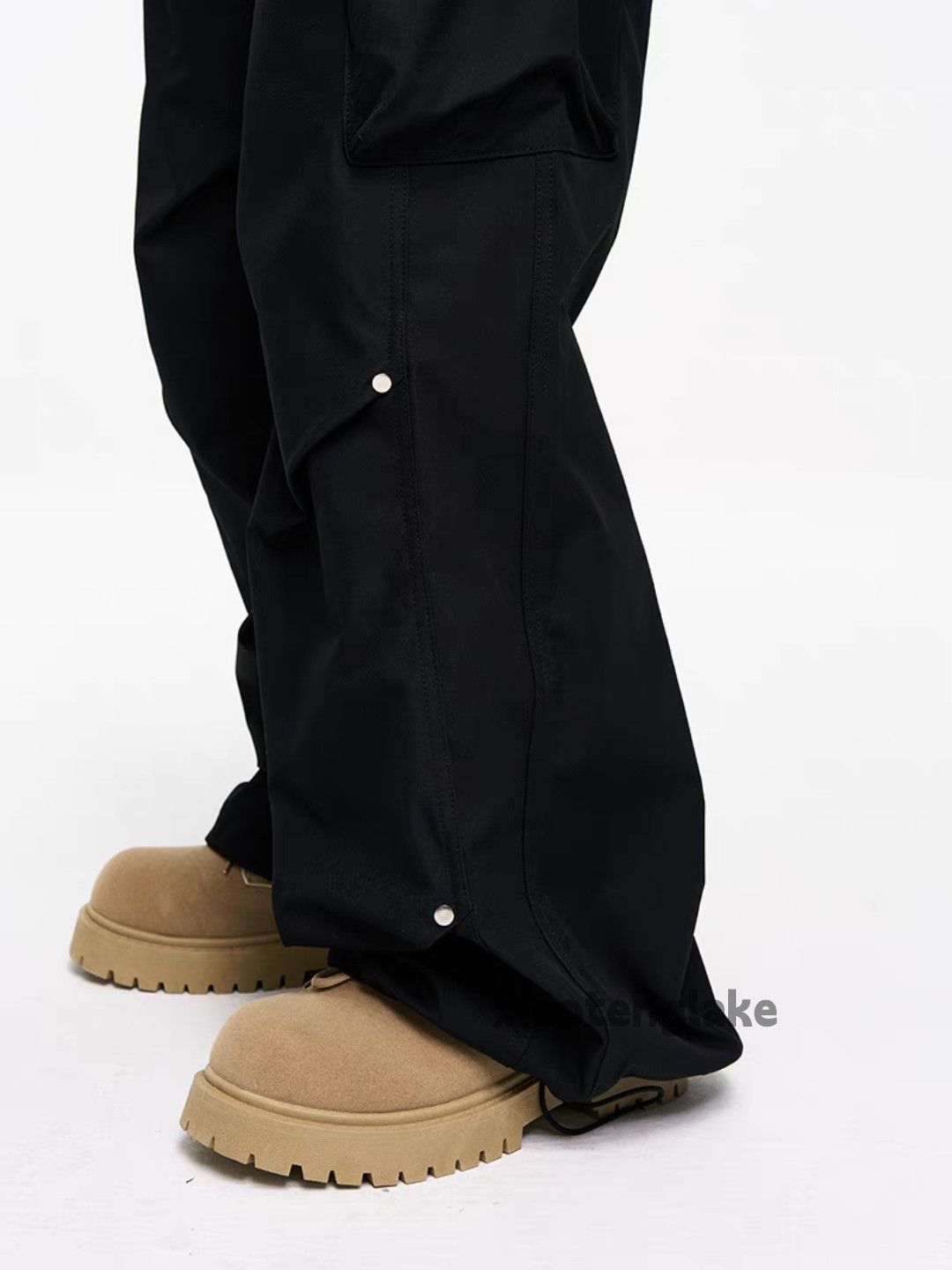 Vintage Utility skate hiphop loose yuppie pleated cargo pants Size US 30 / EU 46 - 4 Thumbnail