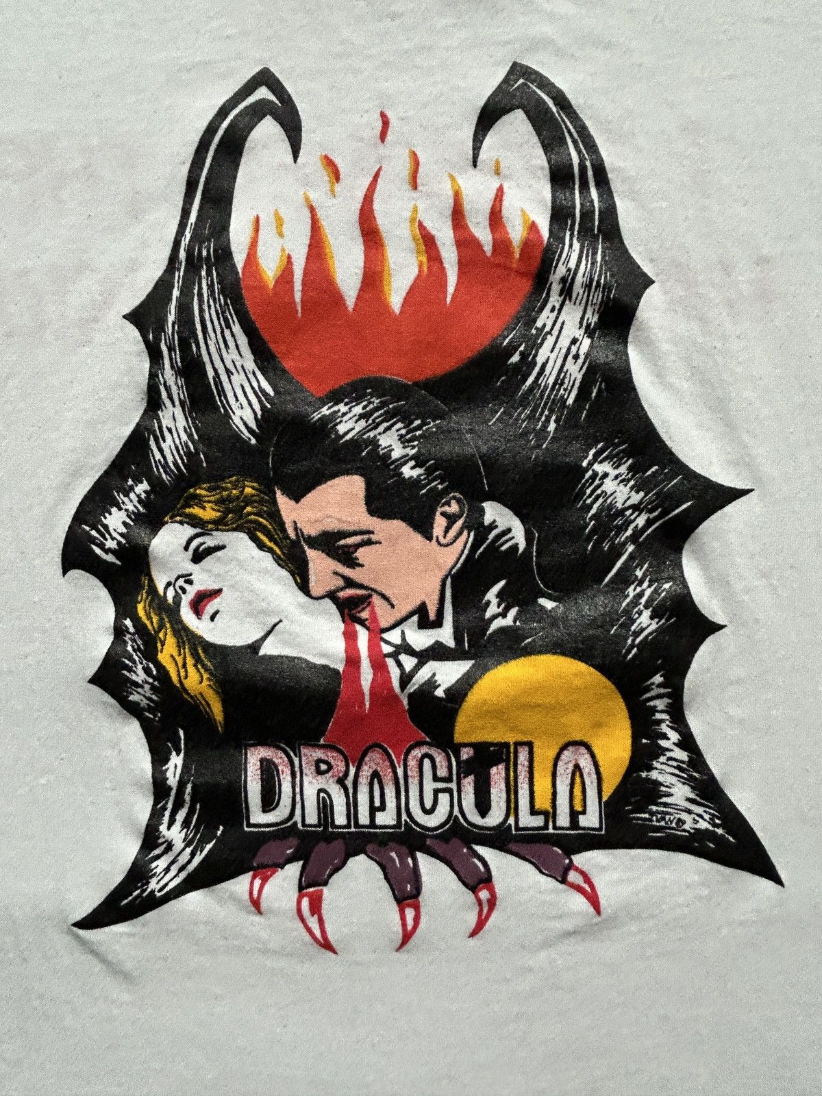 Unsound Rags Vintage 90s Screen Stars Dracula Tee Size US M / EU 48-50 / 2 - 2 Thumbnail