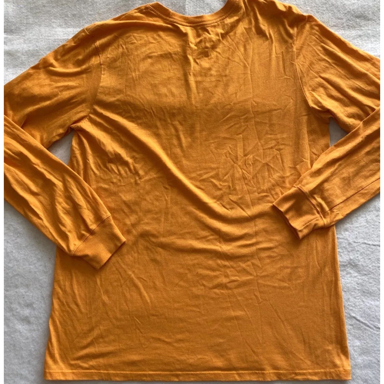 Nike NIKE T Shirt Mens Size L Long Sleeve 18-31 Orange Shirt Mens Long Sleeve Nike 18-31 Size US L / EU 52-54 / 3 - 7 Thumbnail