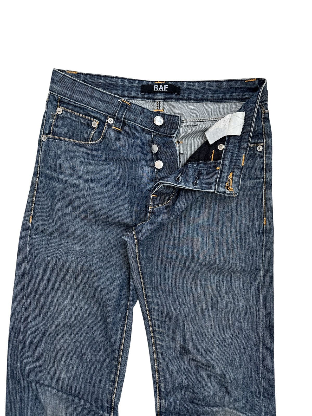 Raf Simons RAF Raw Indigo Denim Jeans Size US 29 - 5 Thumbnail