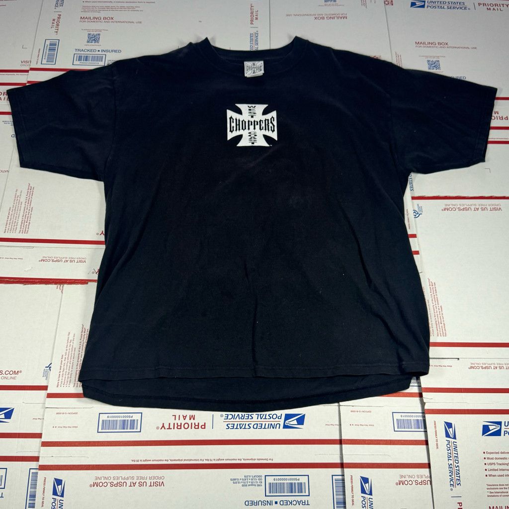 Harley Davidson Black West Coast Choppers T-Shirt Vintage Size XL Size US XL / EU 56 / 4 - 1 Thumbnail