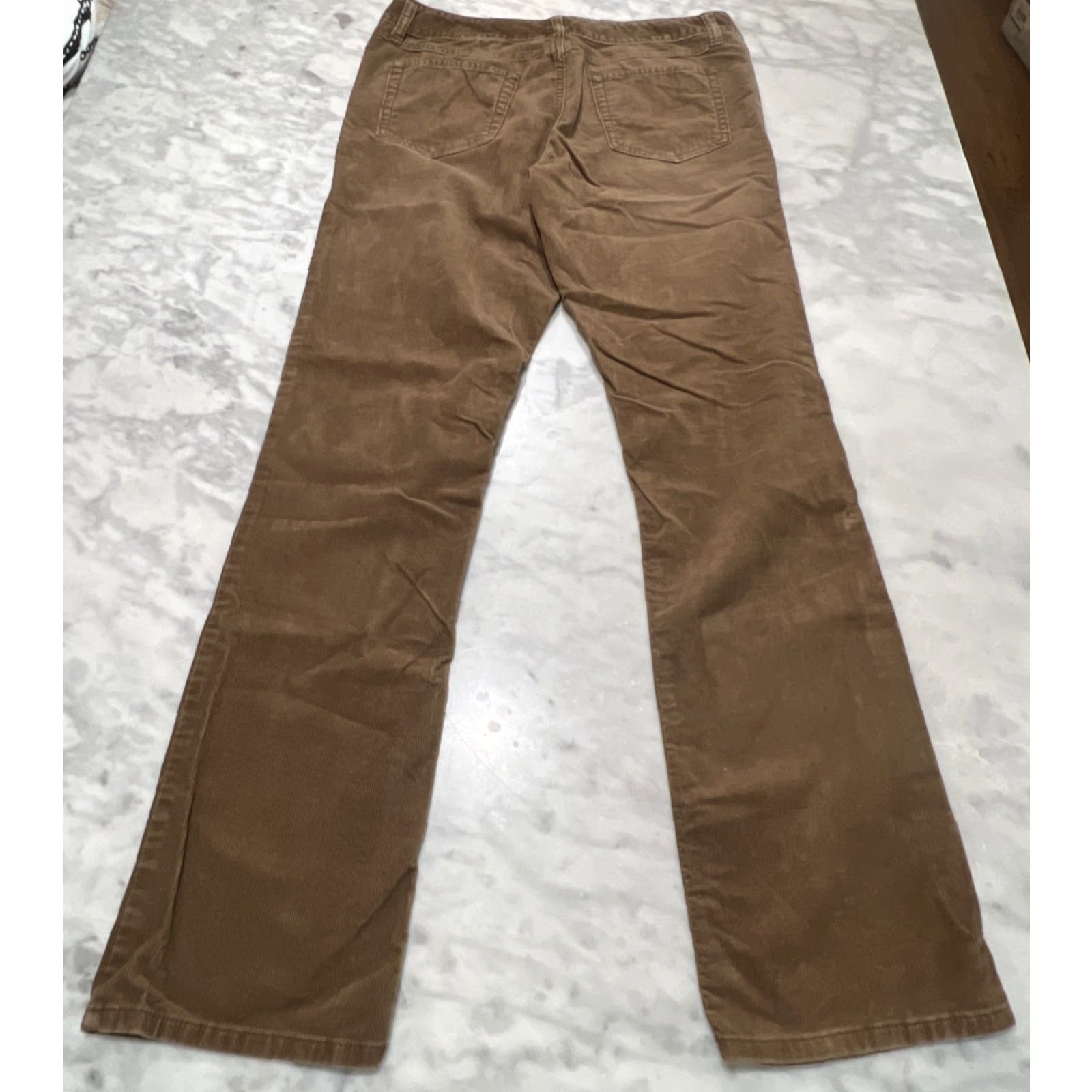 Eddie Bauer Eddie Bauer Corduroy Pants Women’s 10 Modern Fit Slim Straight Brown Mid Rise 34 Size 32" / US 10 / IT 46 - 3 Thumbnail