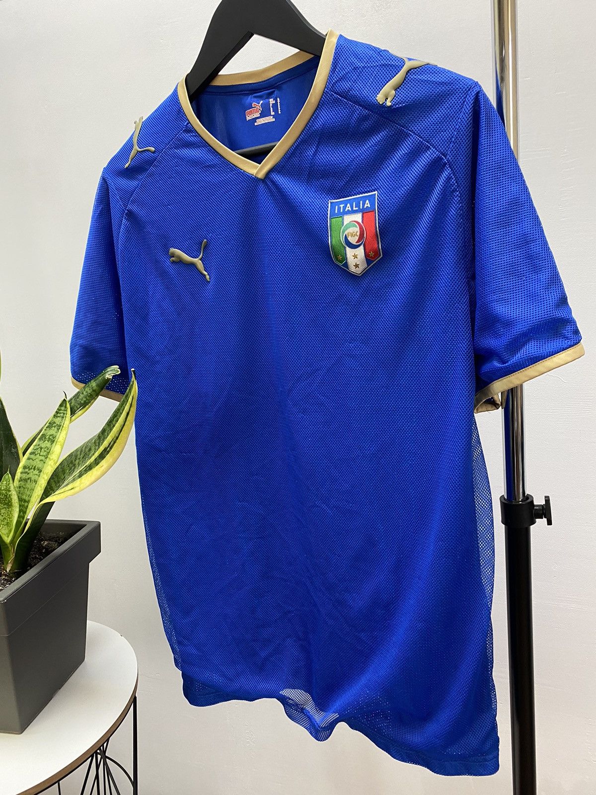 Puma ITALY 2008/2009 HOME FOOTBALL SHIRT SOCCER JERSEY PUMA Size US L / EU 52-54 / 3 - 2 Thumbnail