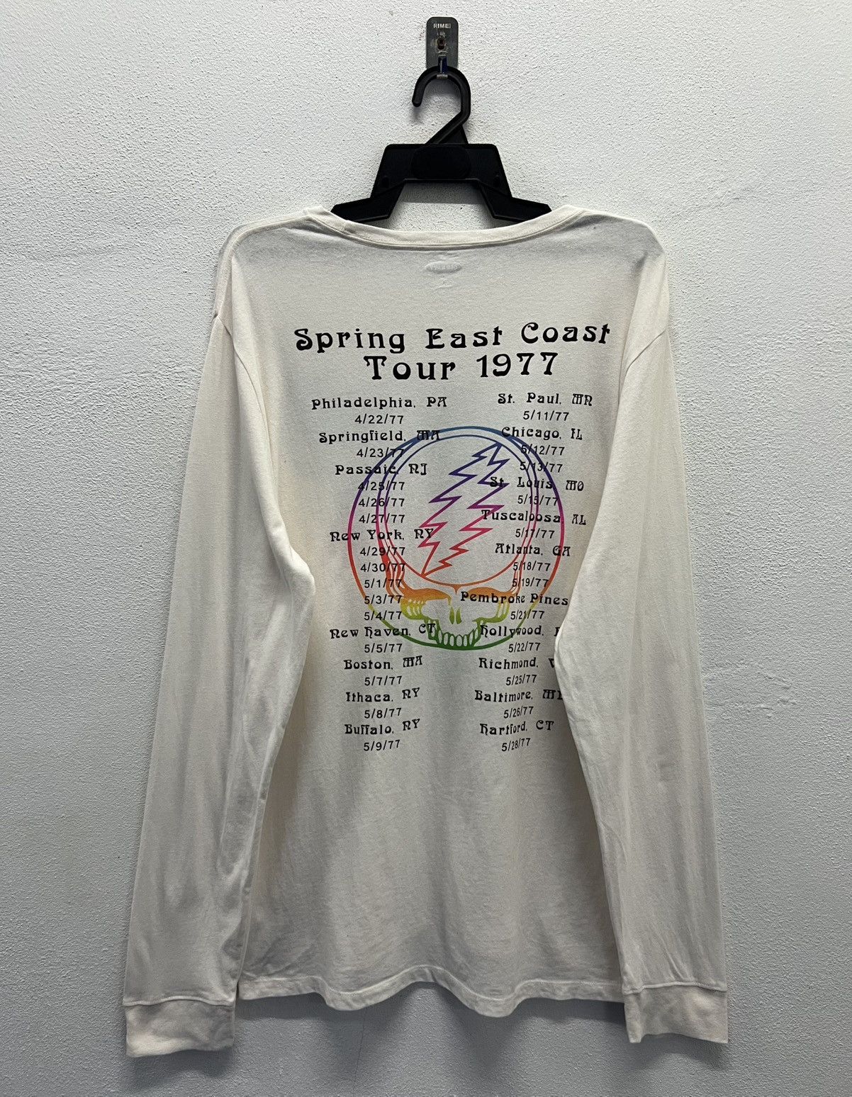 Band Tees × Grateful Dead ROCK BAND GRATEFUL DEAD SPRING EAST COAST TOUR 1977 SHIRT Size US L / EU 52-54 / 3 - 2 Thumbnail