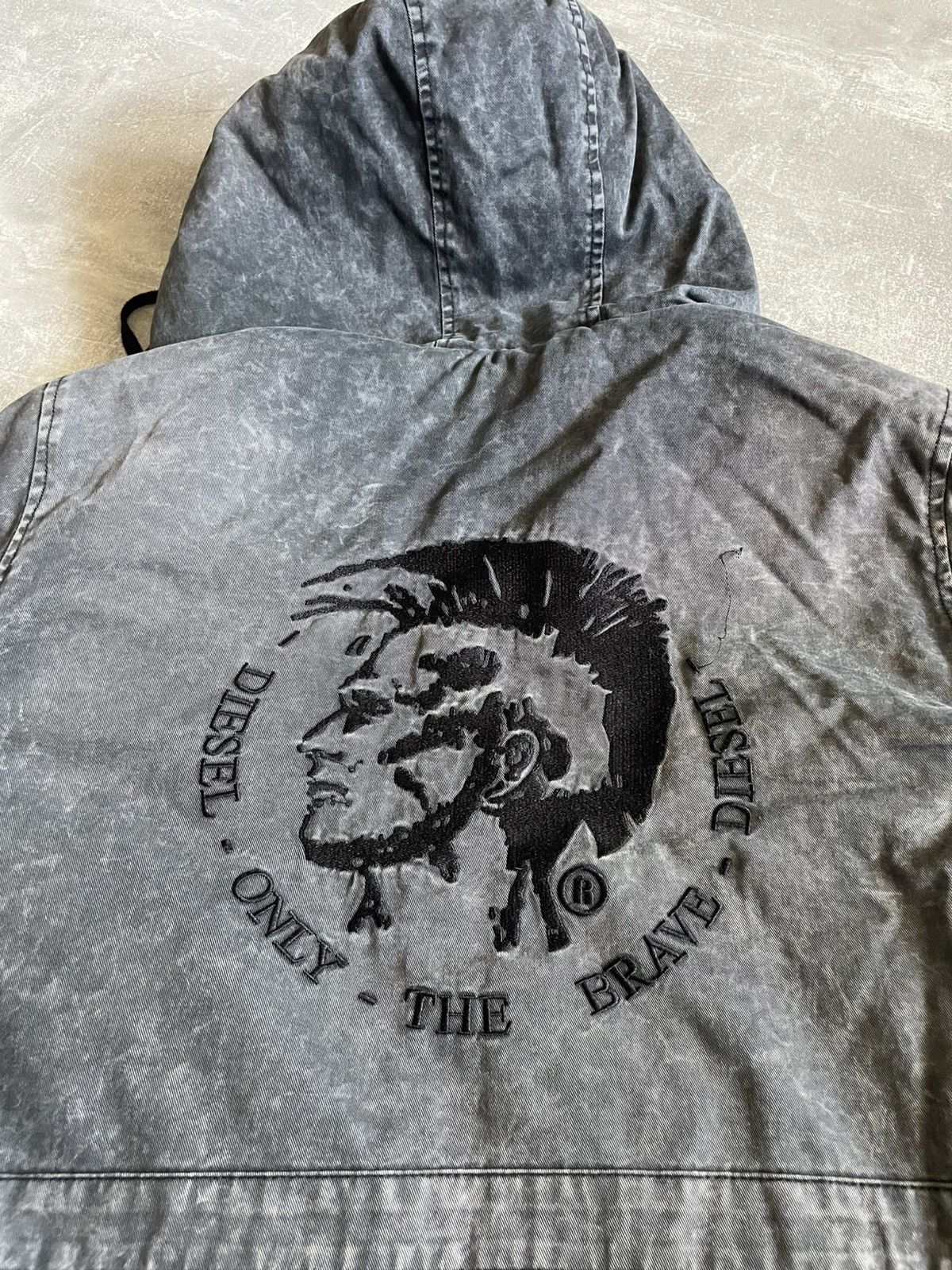 Diesel Diesel Vintage Coat Jacket Y2K 90s desert chrome cold scull Size US M / EU 48-50 / 2 - 2 Thumbnail