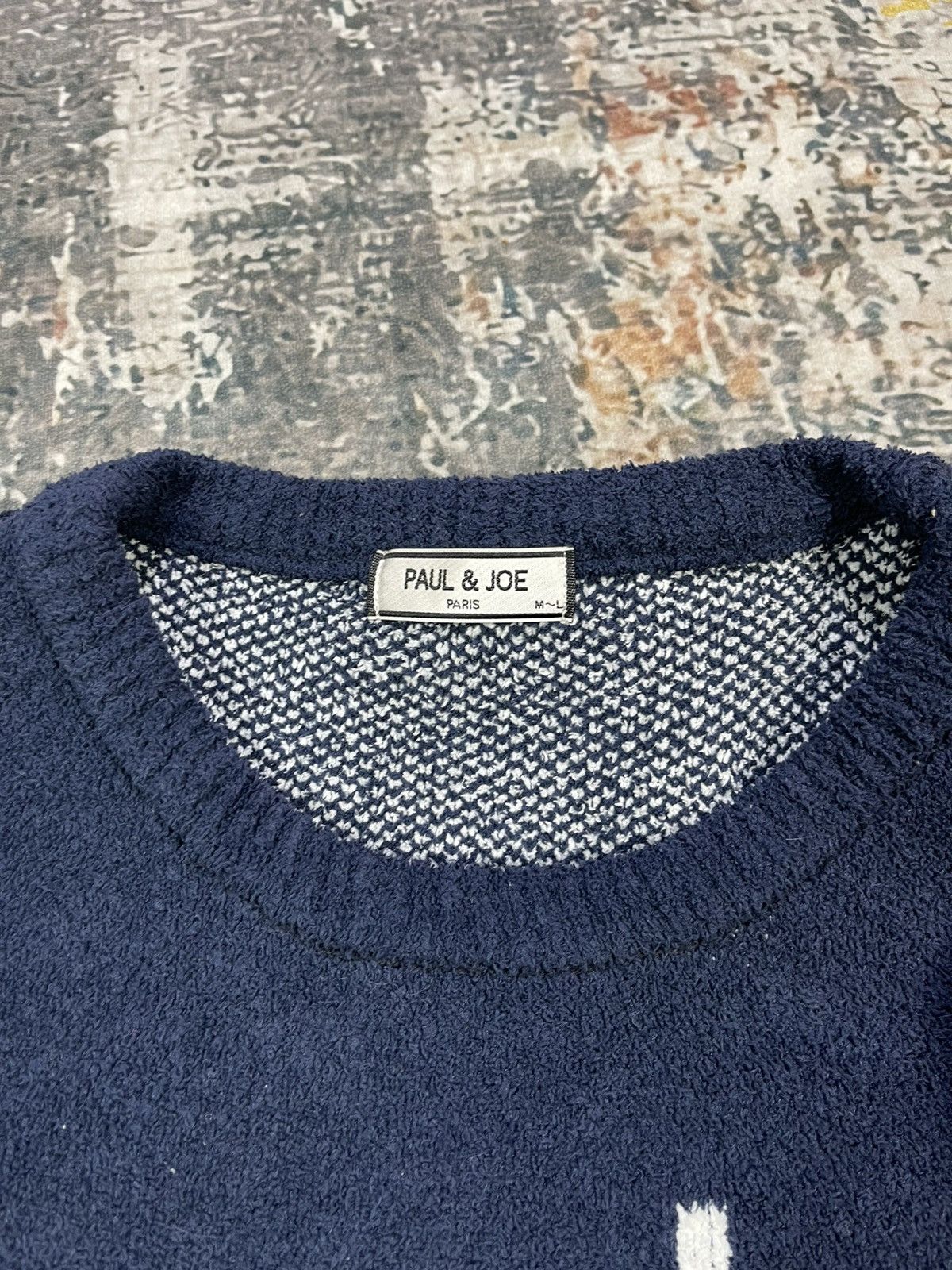 Paul & Joe Paul & Joe Overprint Thick Knit Sweater Pull Over Size US L / EU 52-54 / 3 - 14 Thumbnail