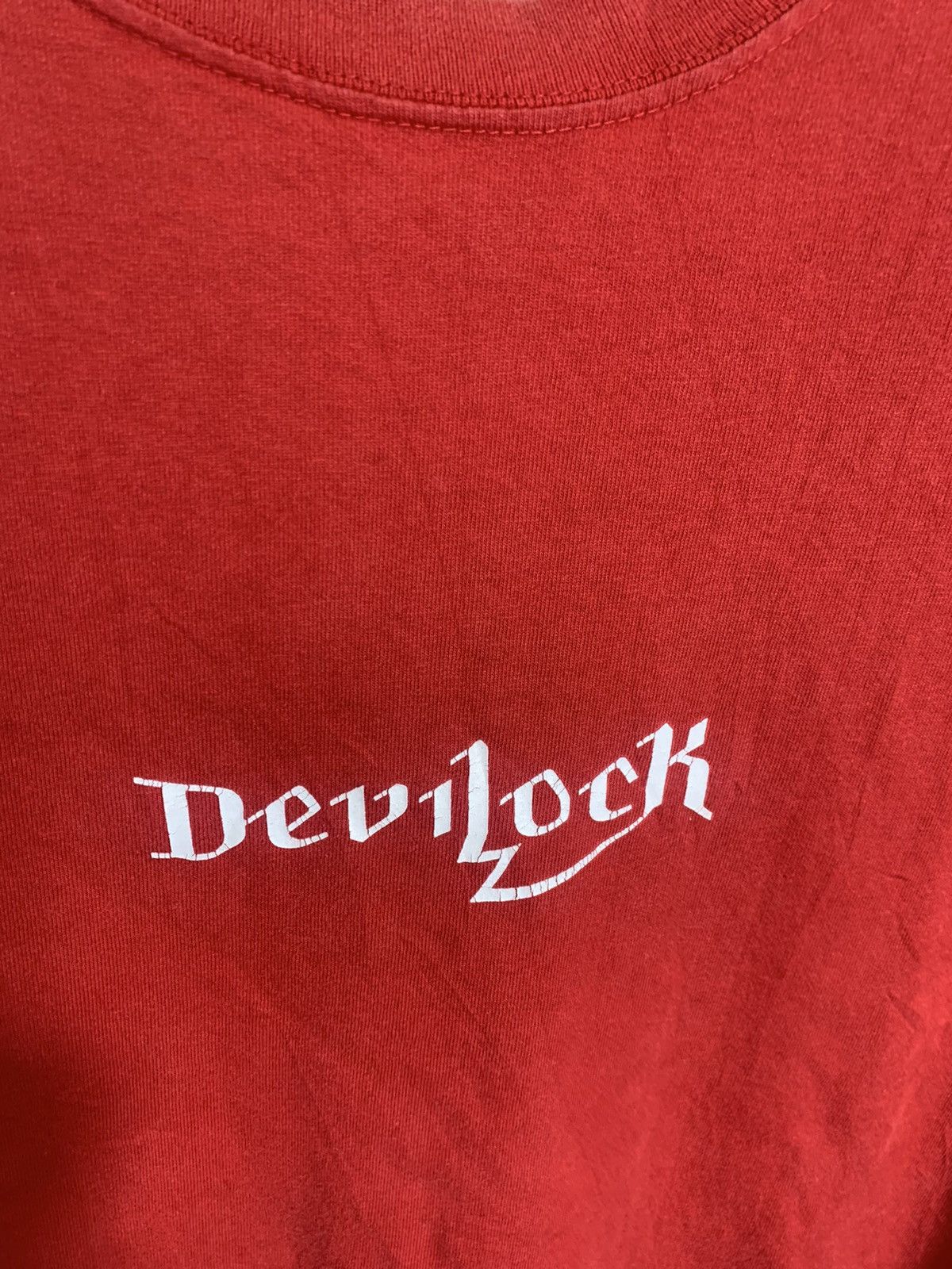 Vintage Devilock centre logo t-shirt Size US XL / EU 56 / 4 - 7 Thumbnail