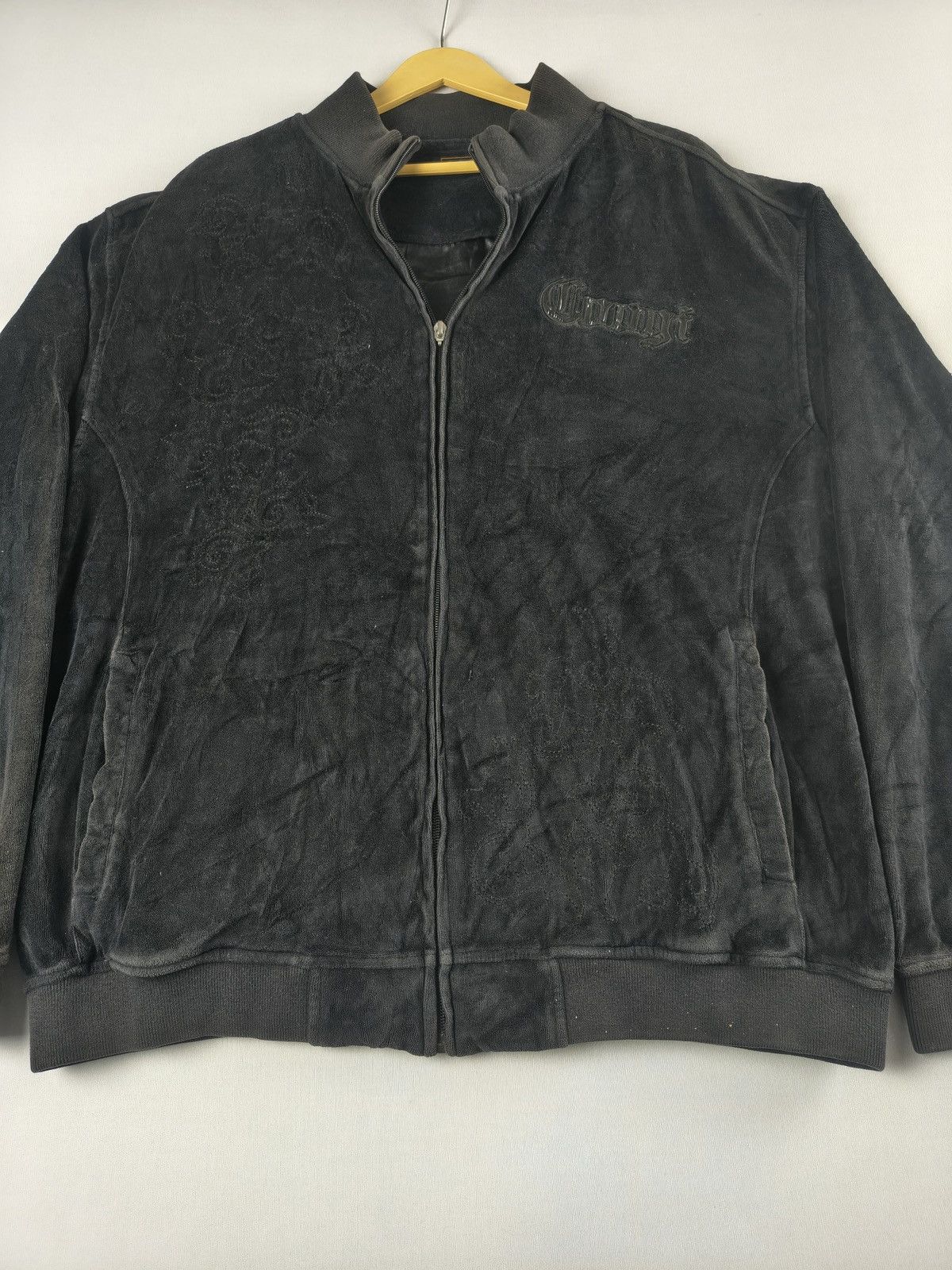 Coogi Coogi Velour Zip Up Jacket Big Logo Y2K (049) Size US L / EU 52-54 / 3 - 6 Thumbnail