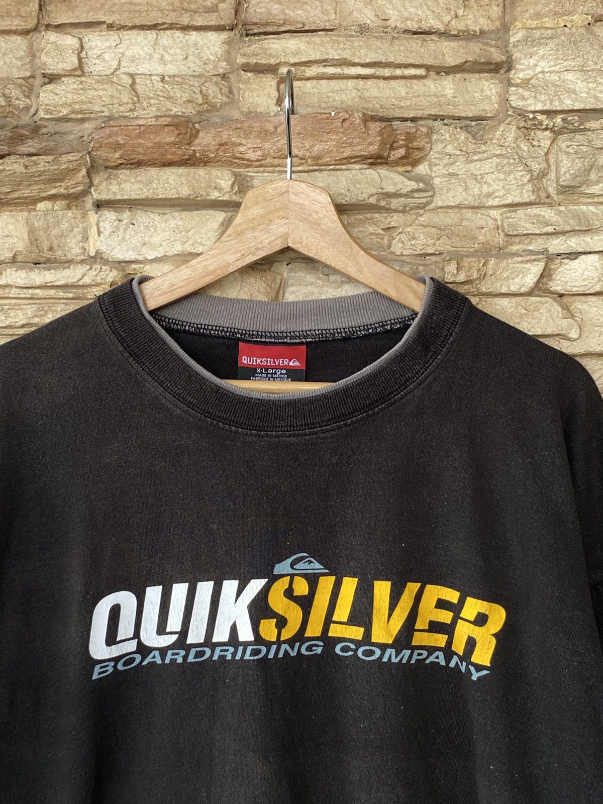Quiksilver Vintage 90s Double Layer Quiksilver Long Sleeve Surfing Tees Size US XL / EU 56 / 4 - 2 Thumbnail