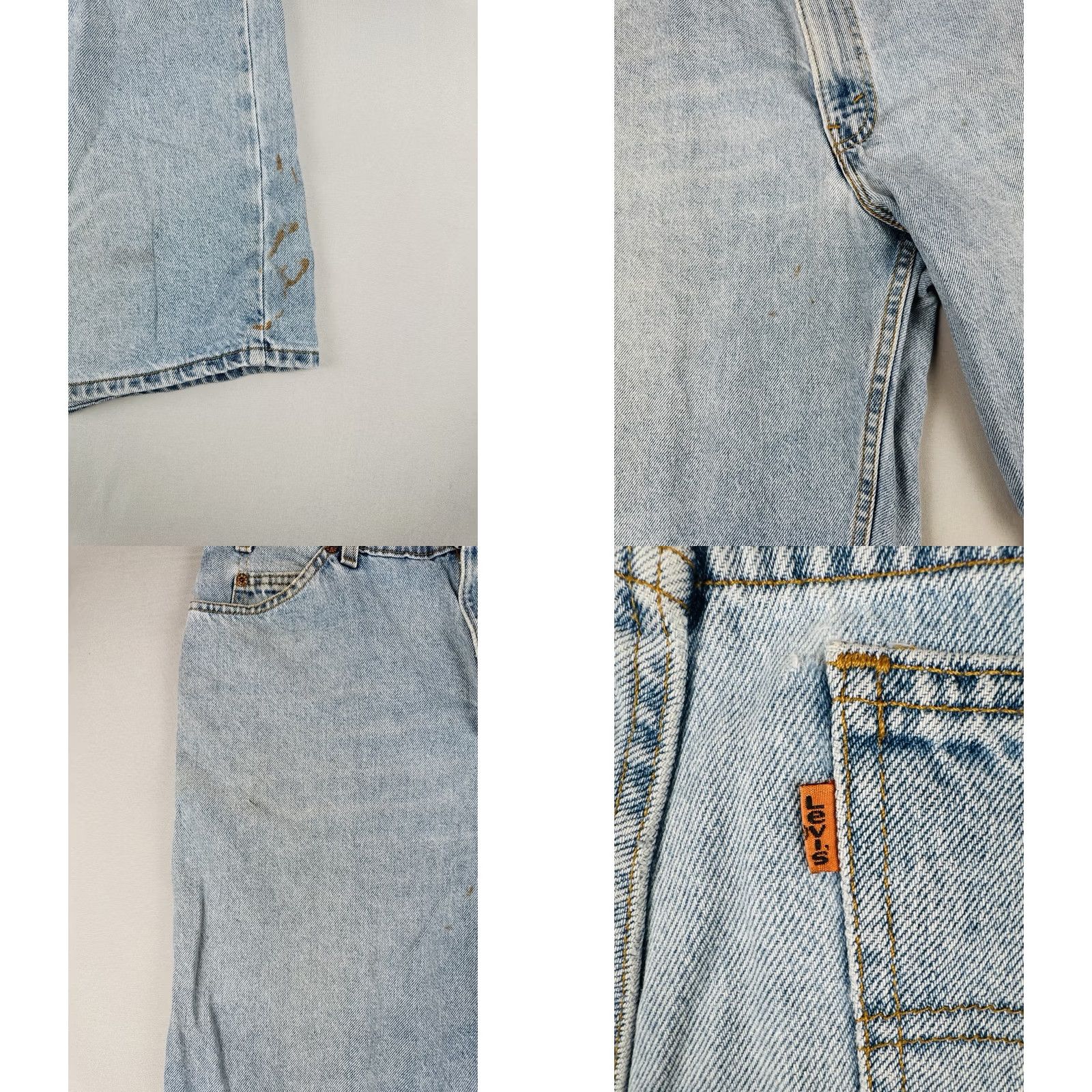 Levi's VINTAGE Levi’s 560 Orange Tab USA Denim Shorts Light Wash 34 Brown? Size US 34 / EU 50 - 8 Thumbnail
