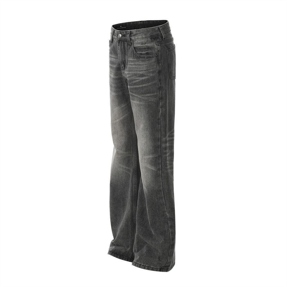 Japanese Brand × Jean Punk retro washed gradient straight jeans men's y2k Size US 34 / EU 50 - 3 Thumbnail