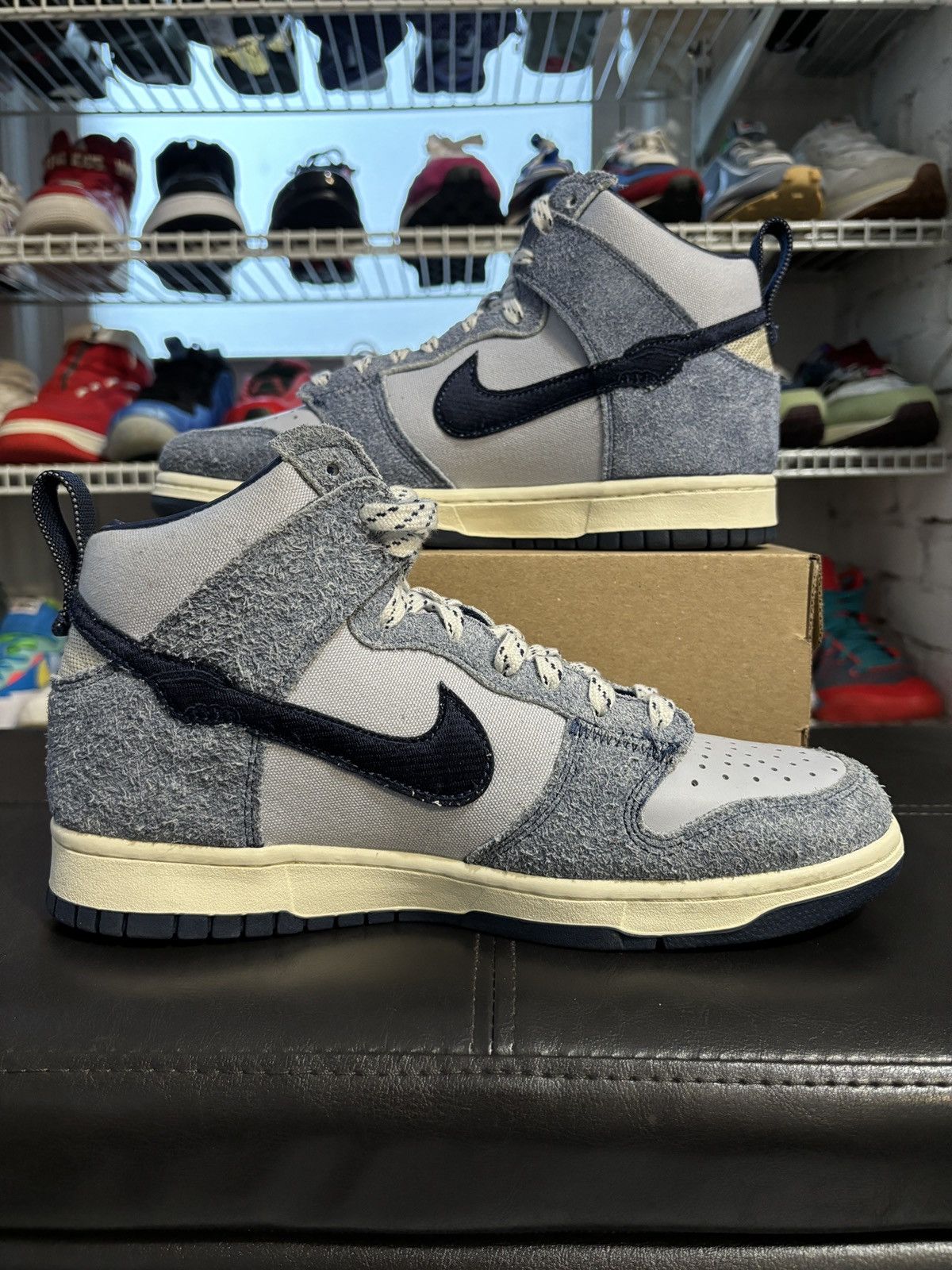 Nike Nike Dunk High AB Notre “Midnight Navy” Size US 9 / EU 42 - 3 Thumbnail