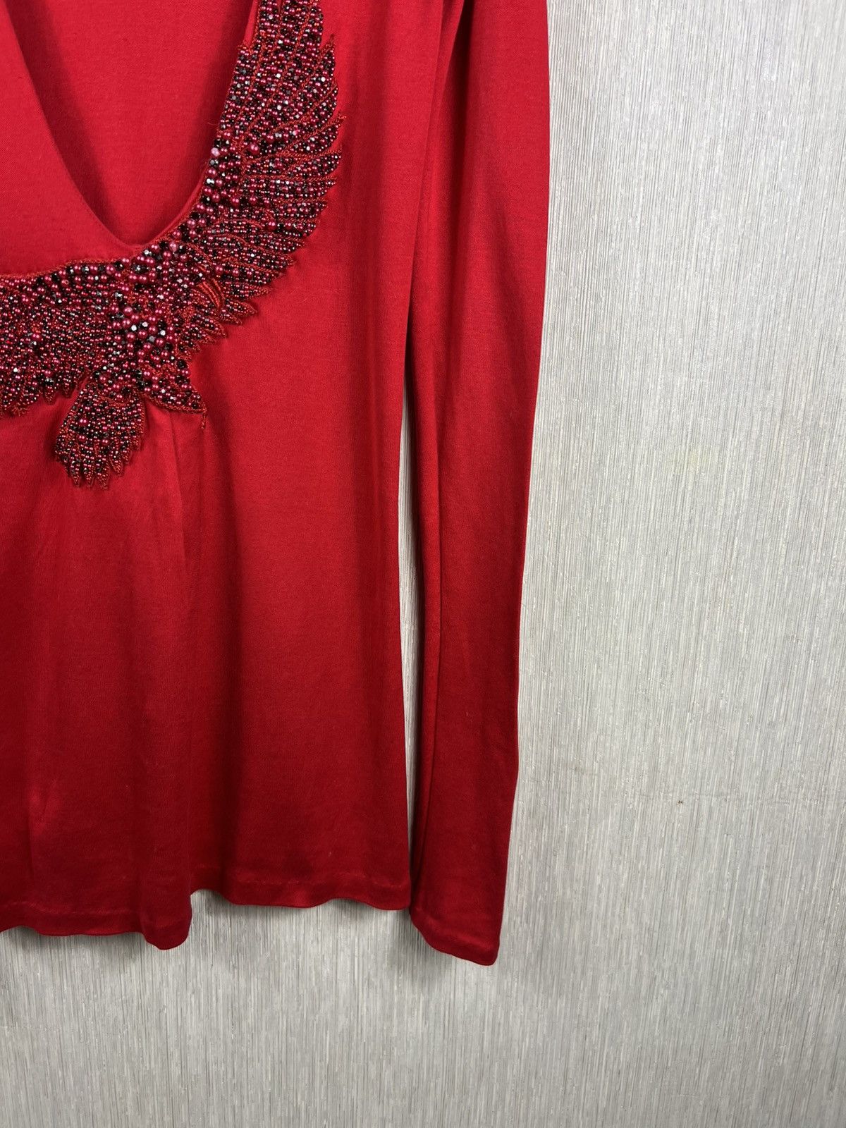 Balmain Archive Balmain FW 2012 eagle bird pearls open back dress Size M / US 6-8 / IT 42-44 - 16 Thumbnail