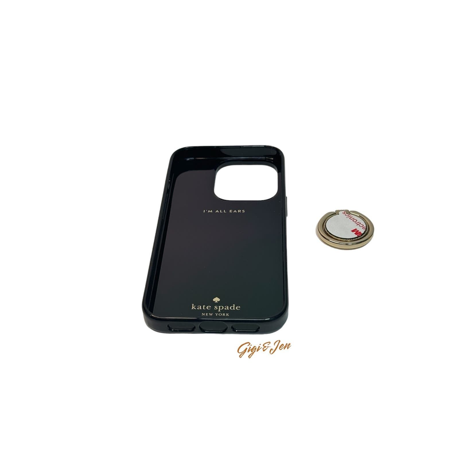 Kate Spade Kate Spade Stability Ring and Case iPhone 15 Pro flower New Size ONE SIZE - 3 Thumbnail