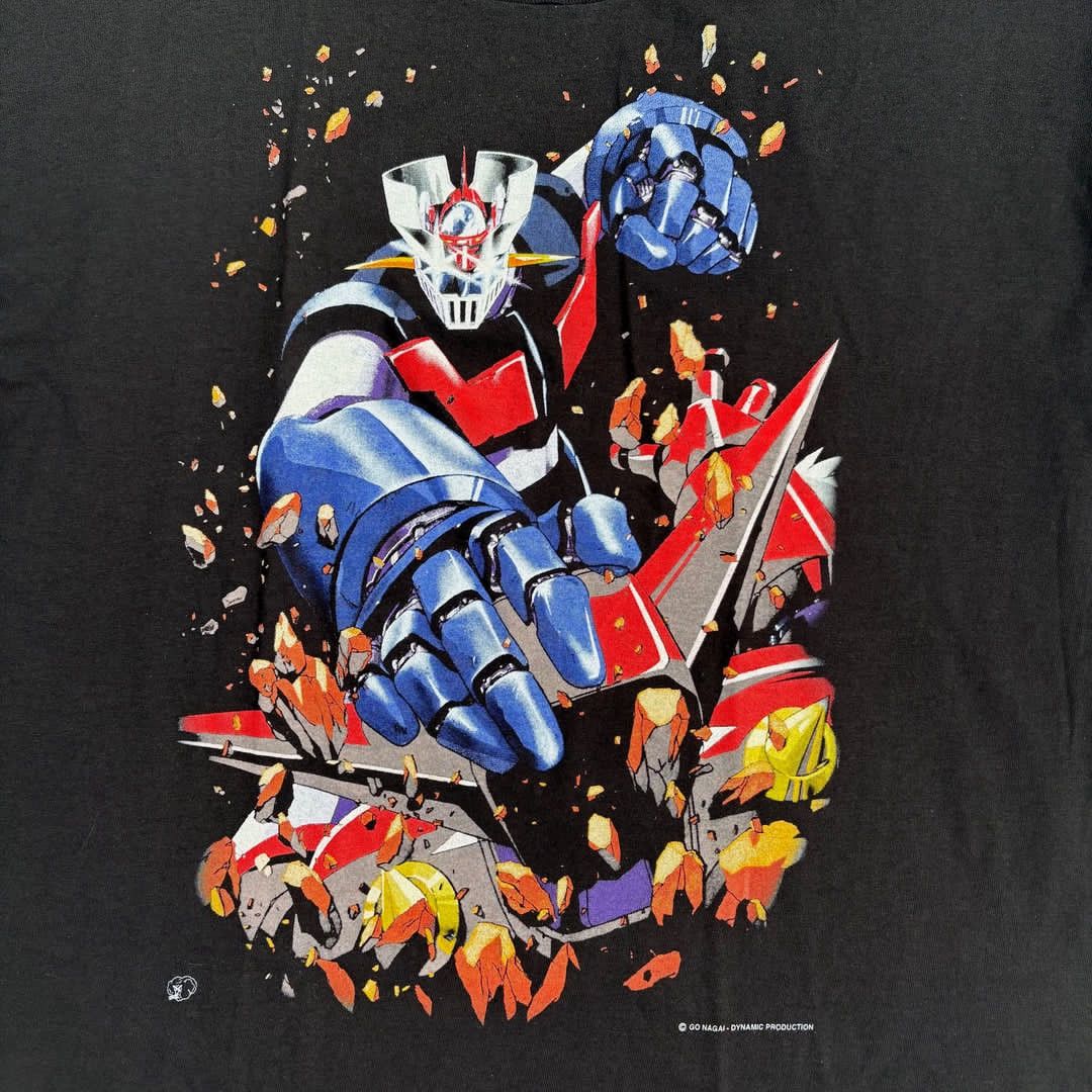 Vintage Mazinger Z 1990 90s Vintage Anime Japan Manga Rare T-Shirt Size US XL / EU 56 / 4 - 2 Thumbnail