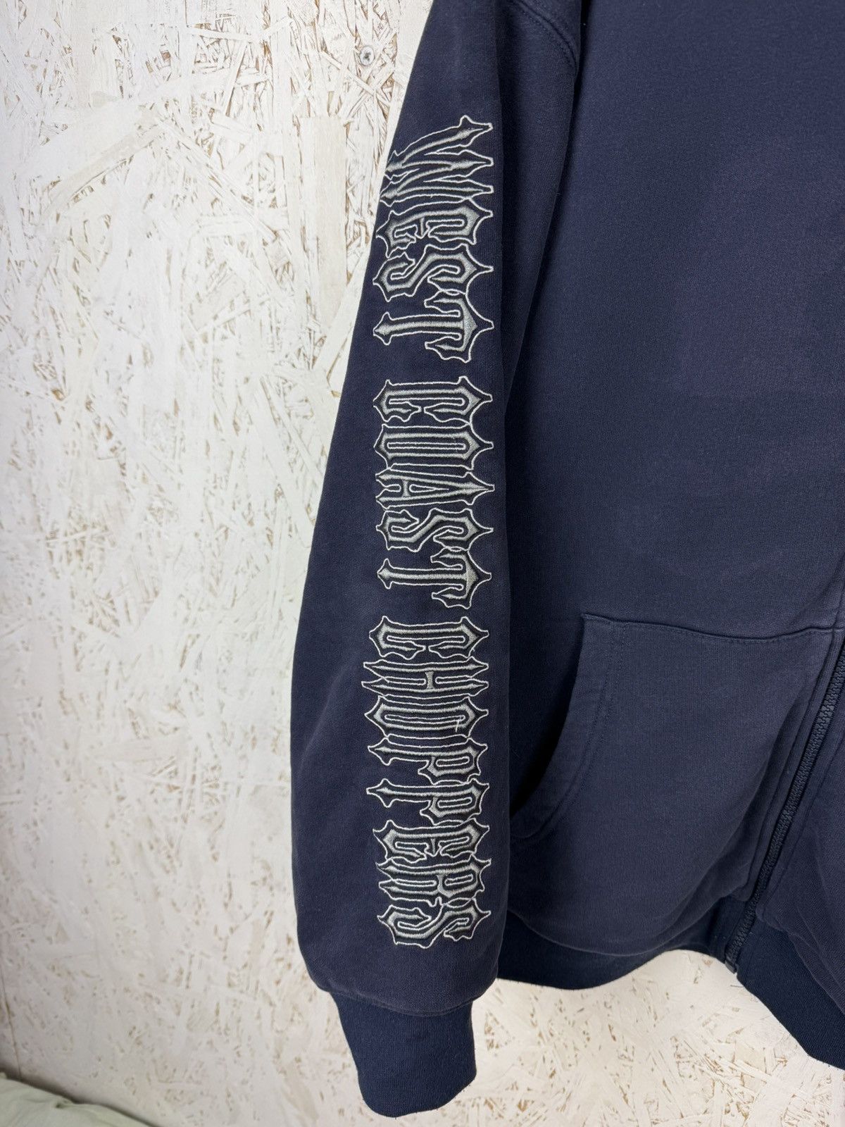 West Coast Choppers Vintage West Coast Choppers Jesse James Zip Hoodie Rare Blue Size US M / EU 48-50 / 2 - 2 Thumbnail