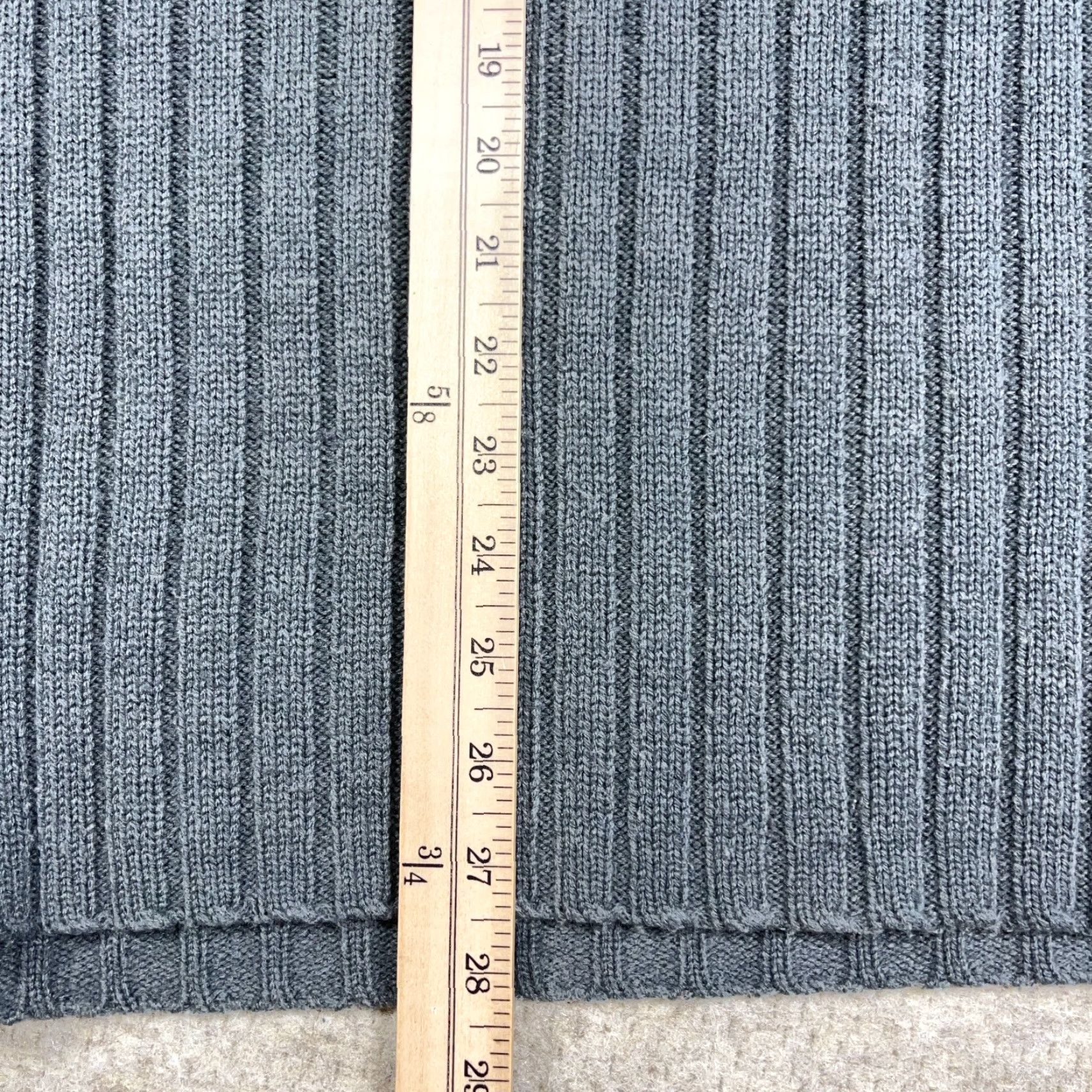 Aeropostale Vintage Aeropostale Sweater Men XL Gray Blue Stripe Ribbed TurtleNeck Muscle Size US XL / EU 56 / 4 - 6 Thumbnail
