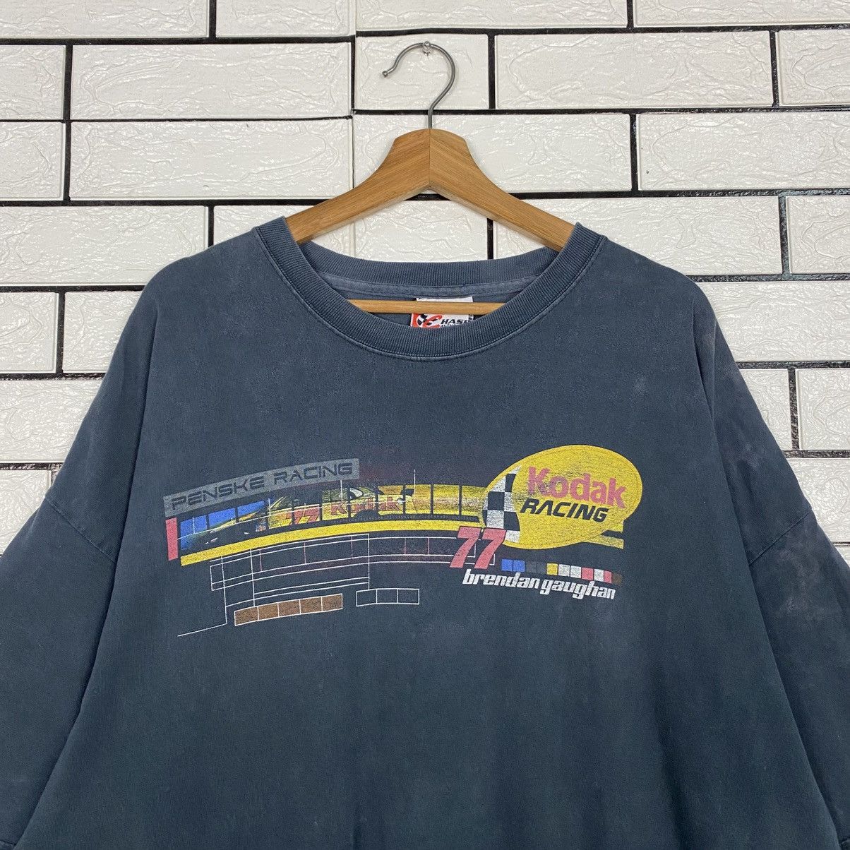 Vintage 📌Vintage Trashed Distressed T-Shirt Kodak Racing Big Logo Size US XXL / EU 58 / 5 - 4 Thumbnail