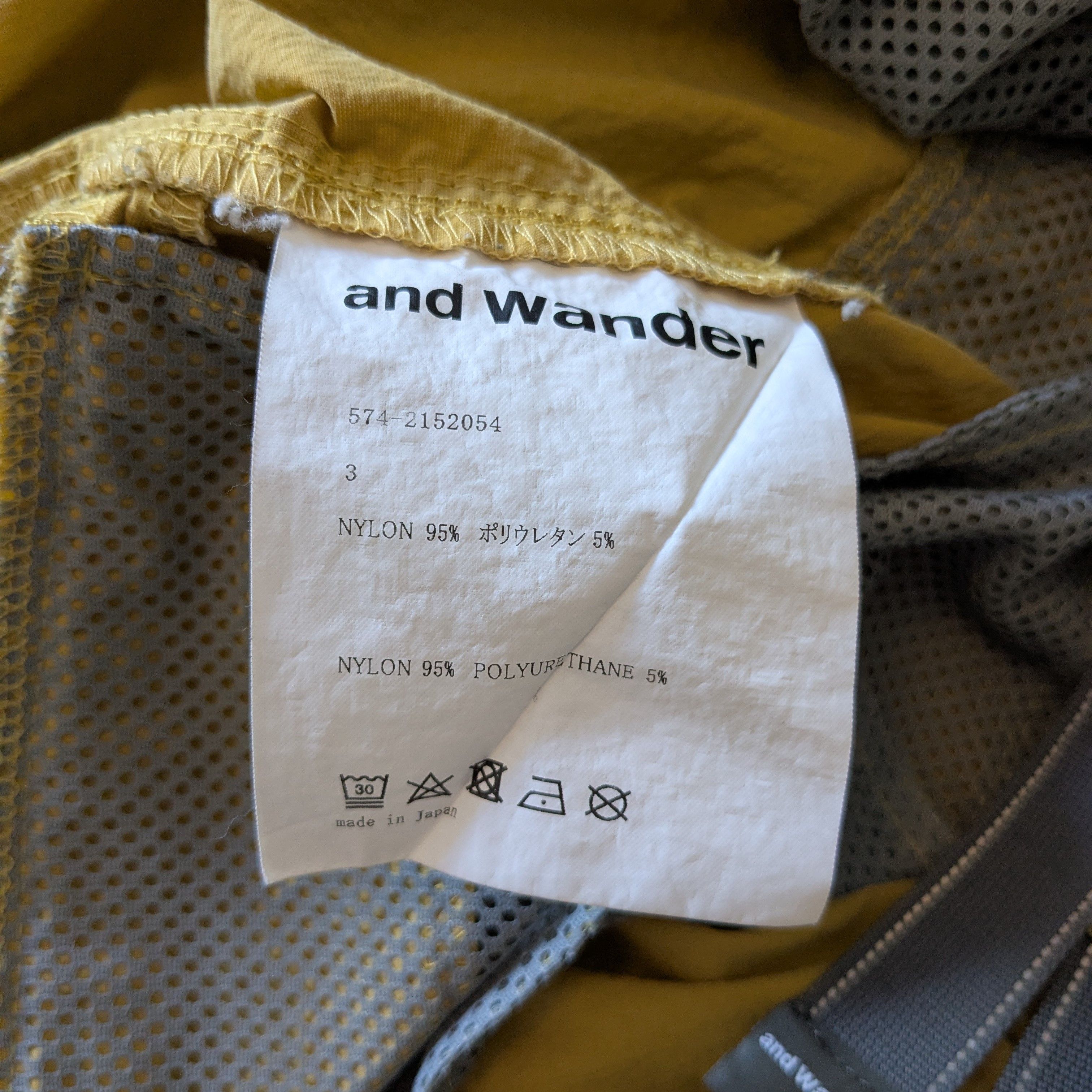 And Wander And Wander Yellow Light Hike Shorts Size US 32 / EU 48 - 6 Thumbnail