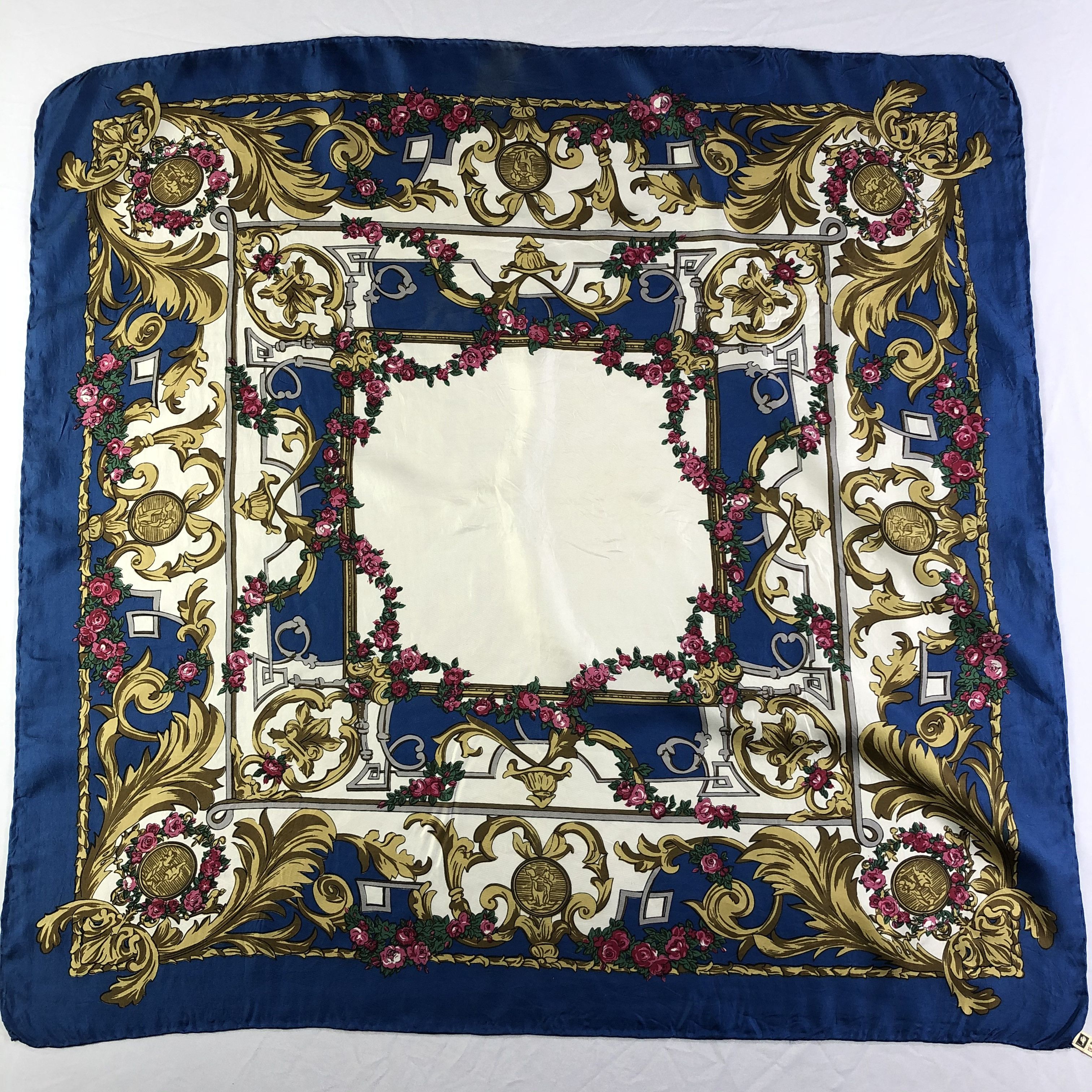 Vintage Vintage Silk Scarf Size ONE SIZE - 2 Thumbnail
