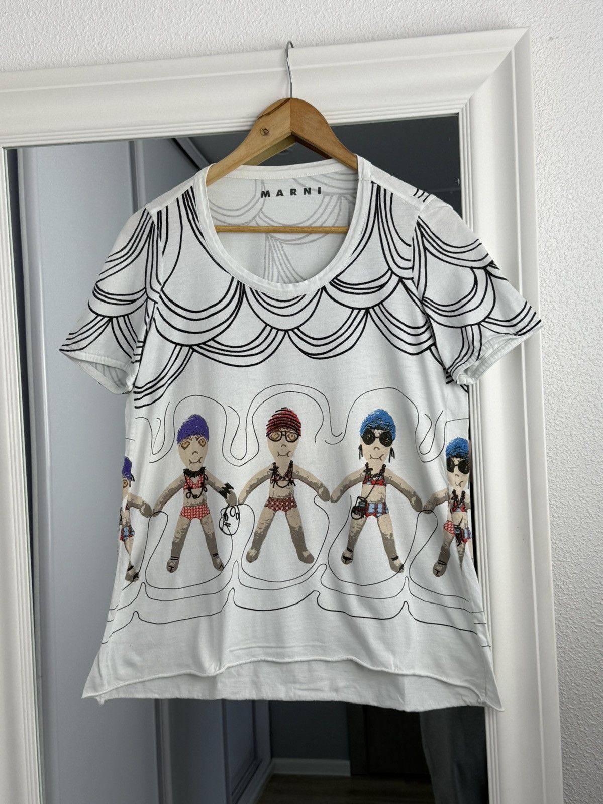 Marni Marni Designer T-Shirt Art Rare Tee Marni Size: 44 Size M / US 6-8 / IT 42-44 - 2 Thumbnail