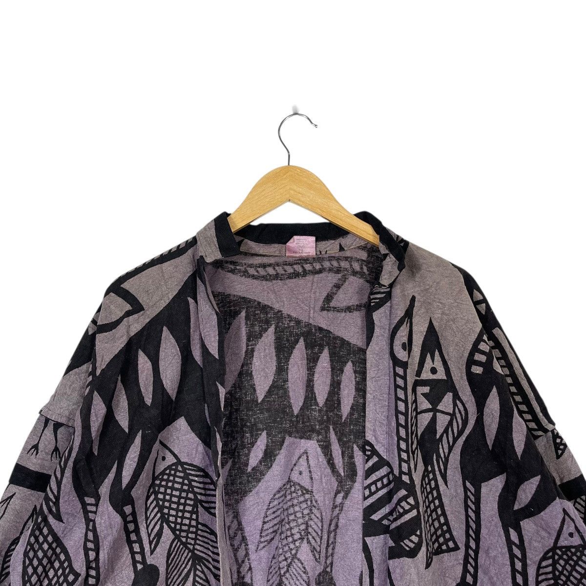 Maurice Lacroix Ann Maurice Vintage Abstract Tribal Print Cotton Lightweight Size M / US 6-8 / IT 42-44 - 2 Thumbnail