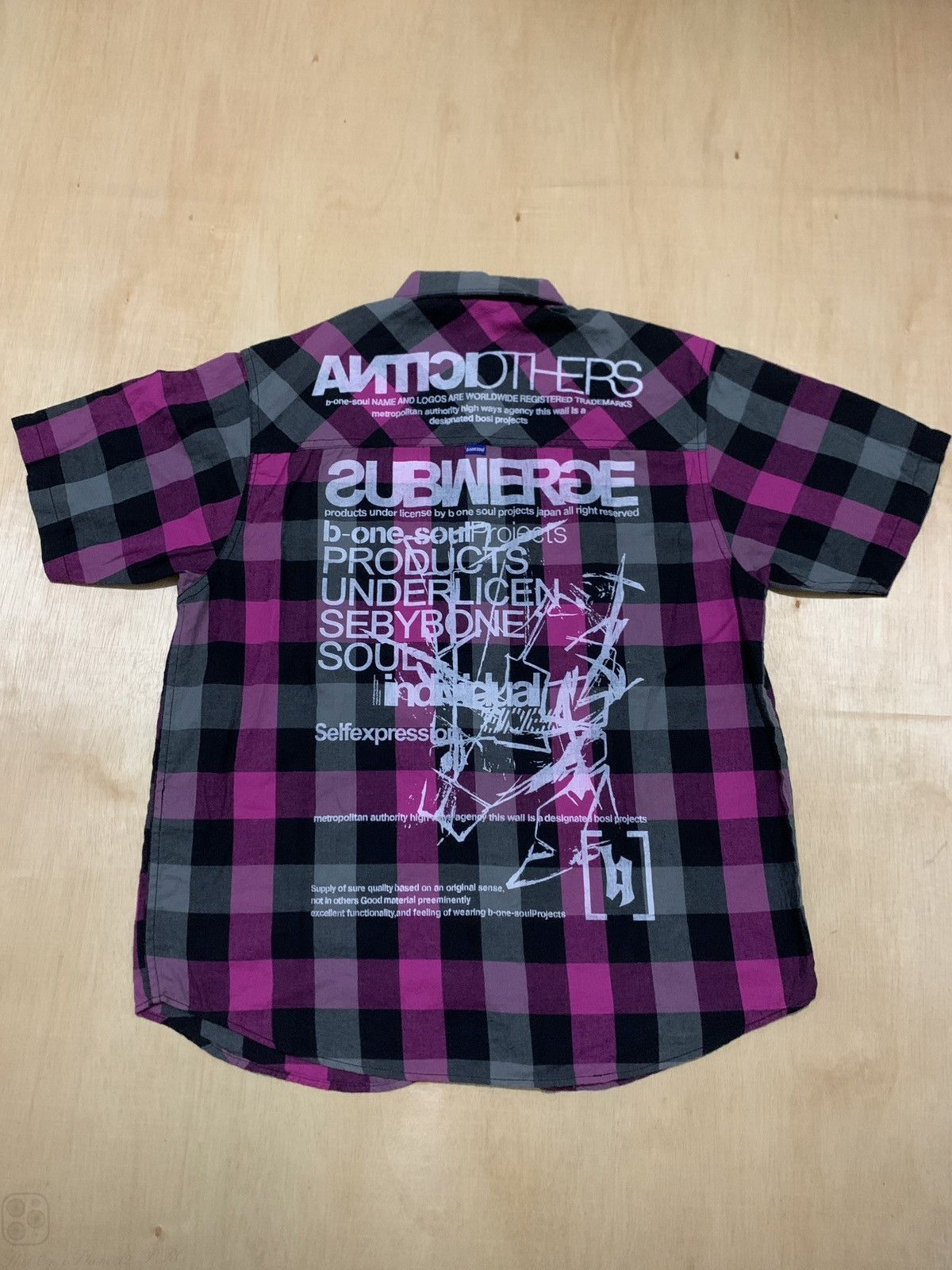 Japanese Brand Y2k B one soul projects ifsixwasnine Punk style shirt Size US L / EU 52-54 / 3 - 1 Thumbnail