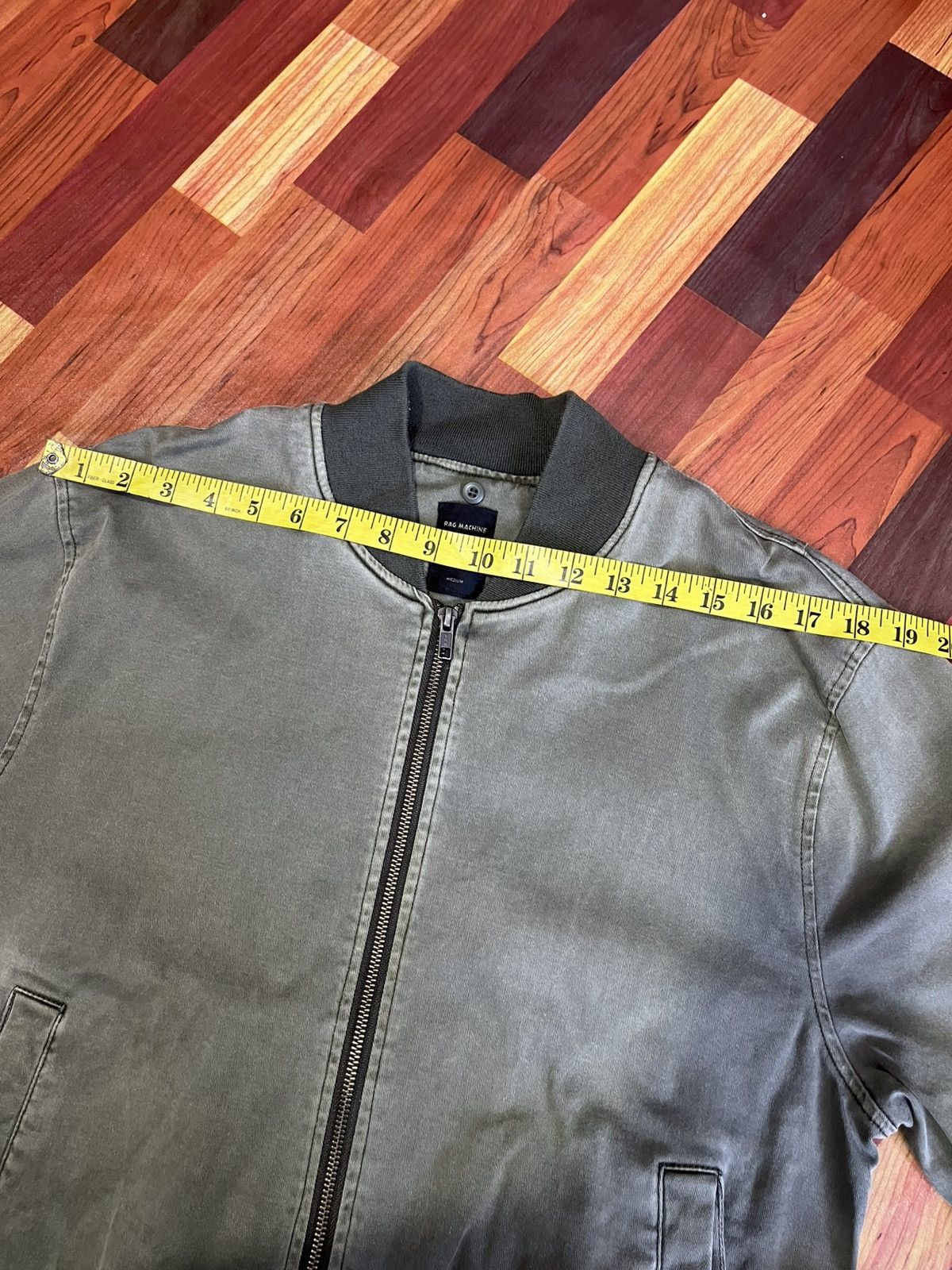 Japanese Brand Rag Machine Vintage Wash MA-1 Bomber Jacket Size US M / EU 48-50 / 2 - 17 Thumbnail