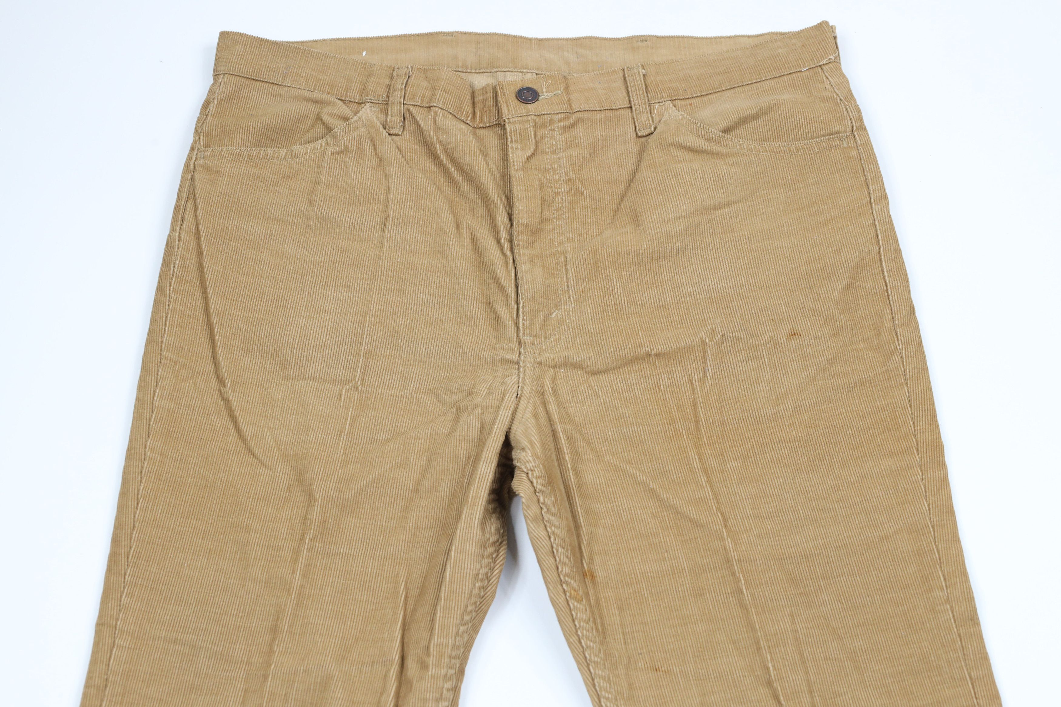 Vintage Vintage 70s Streetwear Wide Leg Bell Bottoms Corduroy Pants Size US 36 / EU 52 - 2 Thumbnail