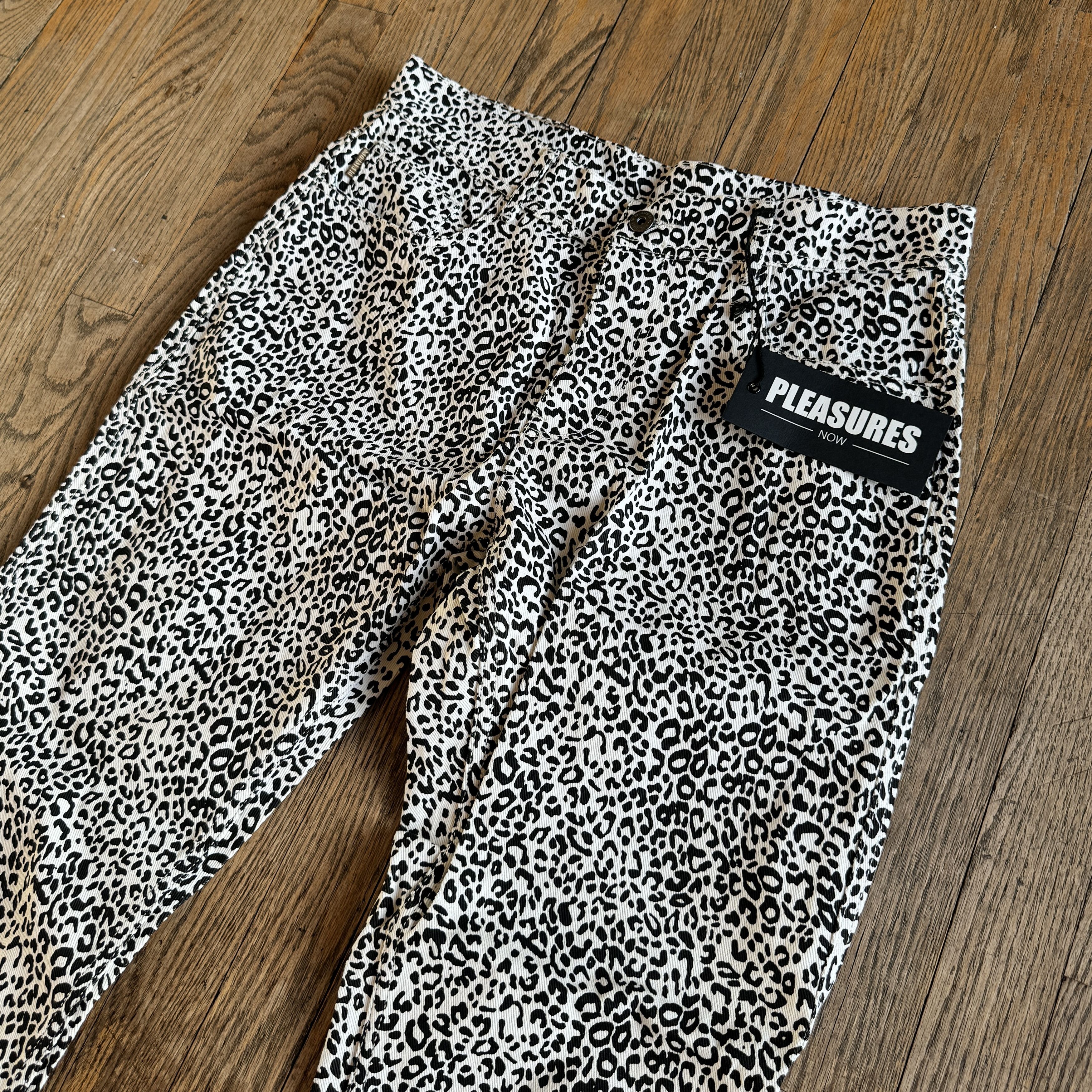 Pleasures Pleasures CRYSTAL CHEETAH DENIM PANT Size US 32 / EU 48 - 3 Thumbnail