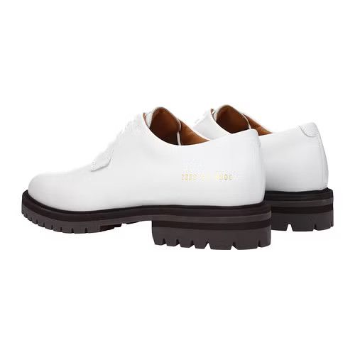 Common Projects ob1o1e0225 Lace up Monkstrap in White Size US 12 / EU 45 - 4 Thumbnail