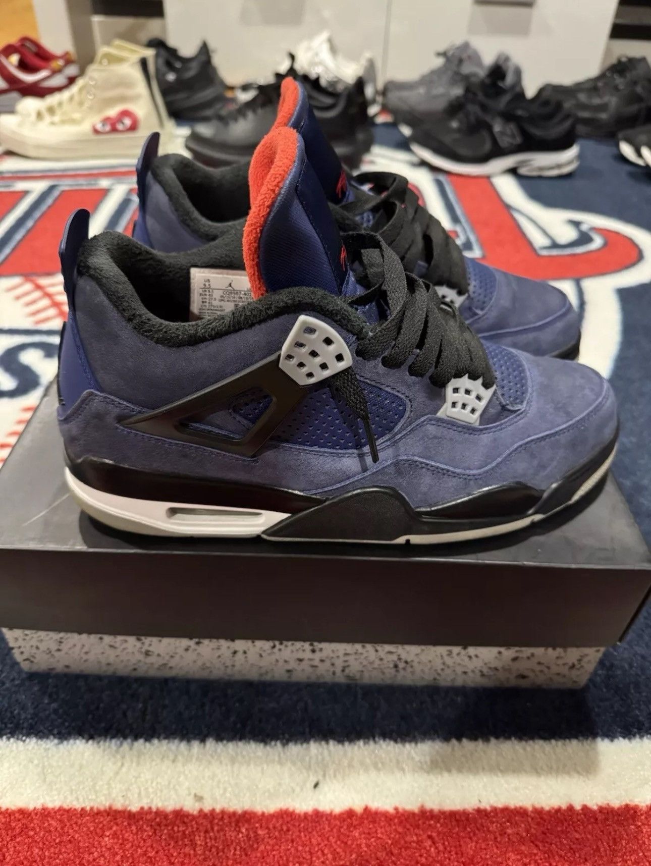 Jordan Brand Air Jordan 4 Winter Loyal Blue With Original Box Size US 9.5 / EU 42-43 - 2 Thumbnail