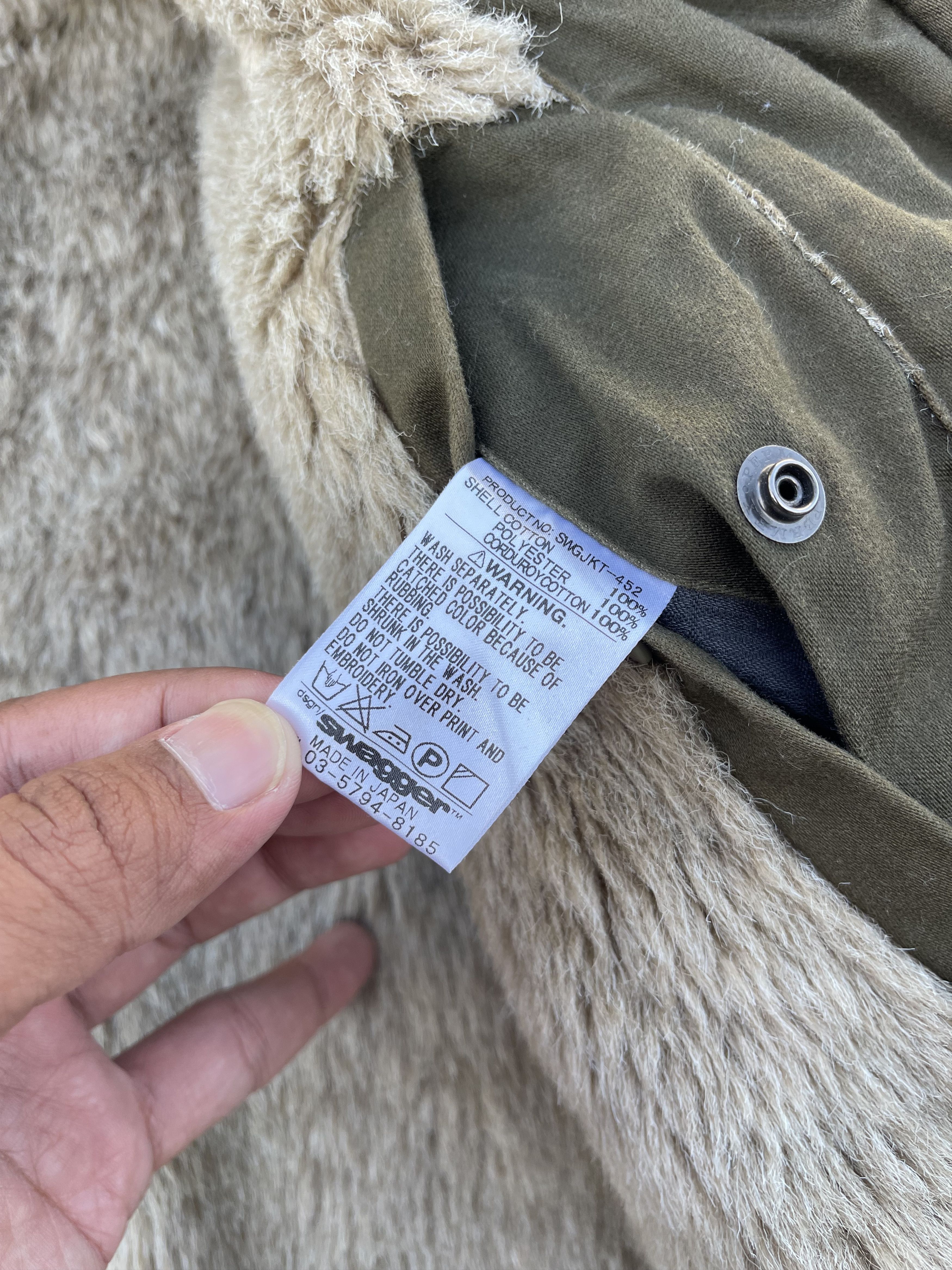Japanese Brand × Swagger Bomber Sherpa Shearling Jacket Size US L / EU 52-54 / 3 - 12 Thumbnail