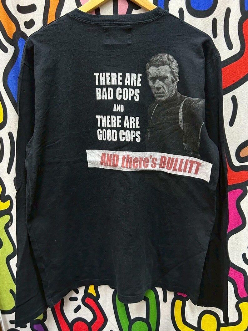 Vintage Vintage 2000s Bullitt Movie tshirt size XL fits like L Size US L / EU 52-54 / 3 - 2 Thumbnail