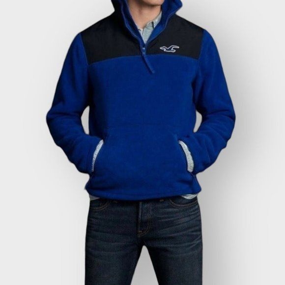 Hollister Hollister Half-Zip Fleece Sweater Small Size US S / EU 44-46 / 1 - 1 Thumbnail