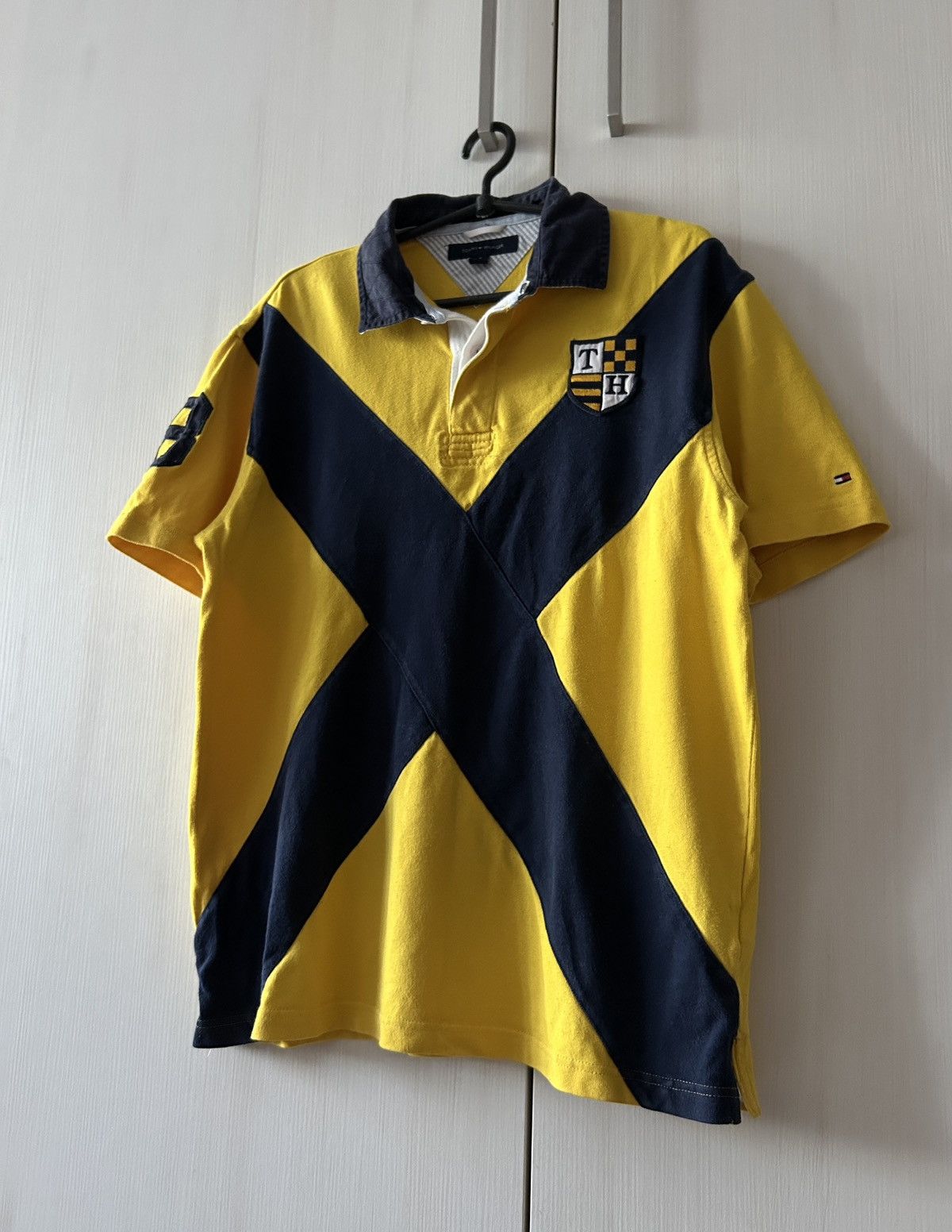 Rugby Ralph Lauren × Tommy Hilfiger × Vintage Vintage Tommy Hilfiger rugby polo’s shirt mens rare Size US M / EU 48-50 / 2 - 1 Thumbnail