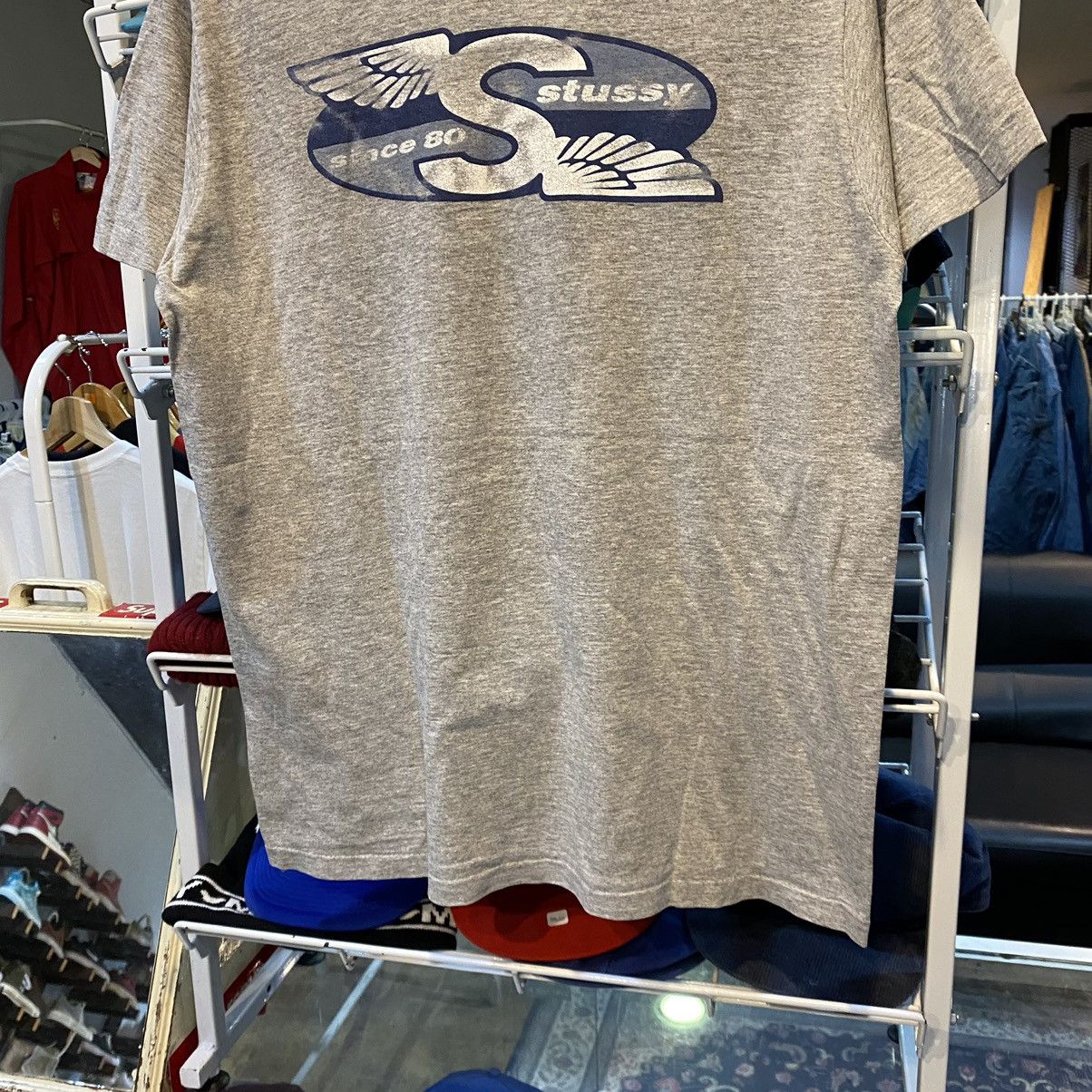 Stussy 💥VERY RARE💥 90’s OG STÜSSY WINGS Distress Tee Size US L / EU 52-54 / 3 - 4 Thumbnail