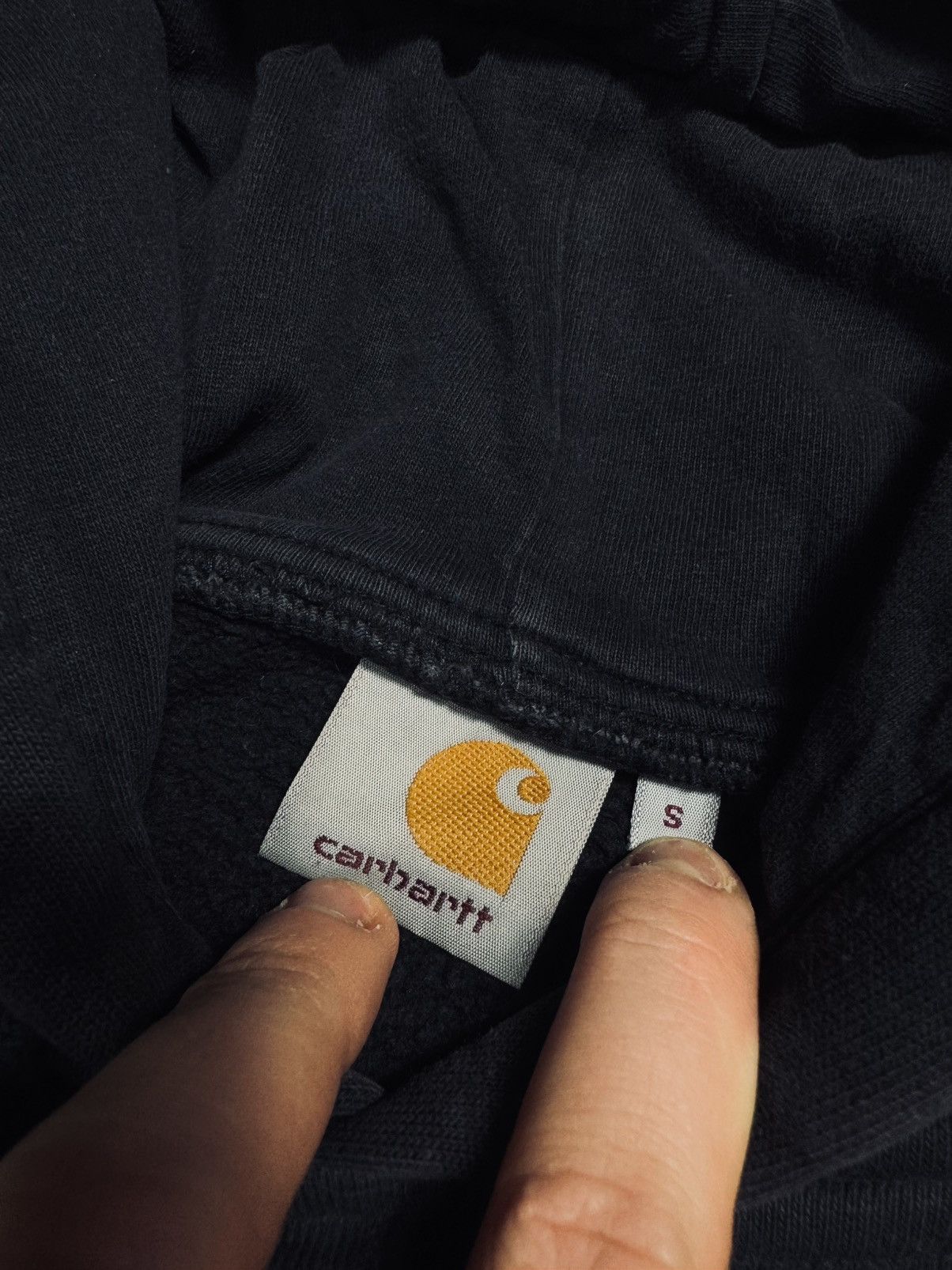 Carhartt Carhartt WIP Chase Hoodie Logo Sweatshirt Black S Size US S / EU 44-46 / 1 - 4 Thumbnail