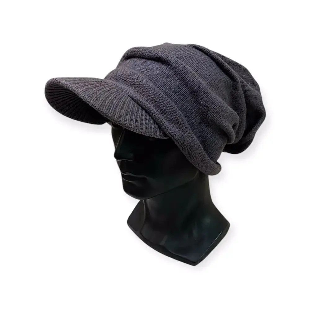 Japanese Brand Rare Design Japanese Brand Visor Beanie Hat Size ONE SIZE - 1 Thumbnail