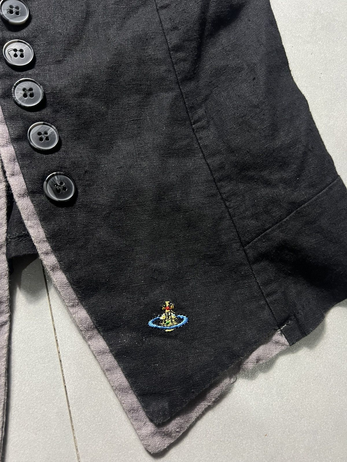 Vivienne Westwood Vivienne Westwood - Vintage Orb Logo Multibutton Vest Size M / US 6-8 / IT 42-44 - 3 Thumbnail