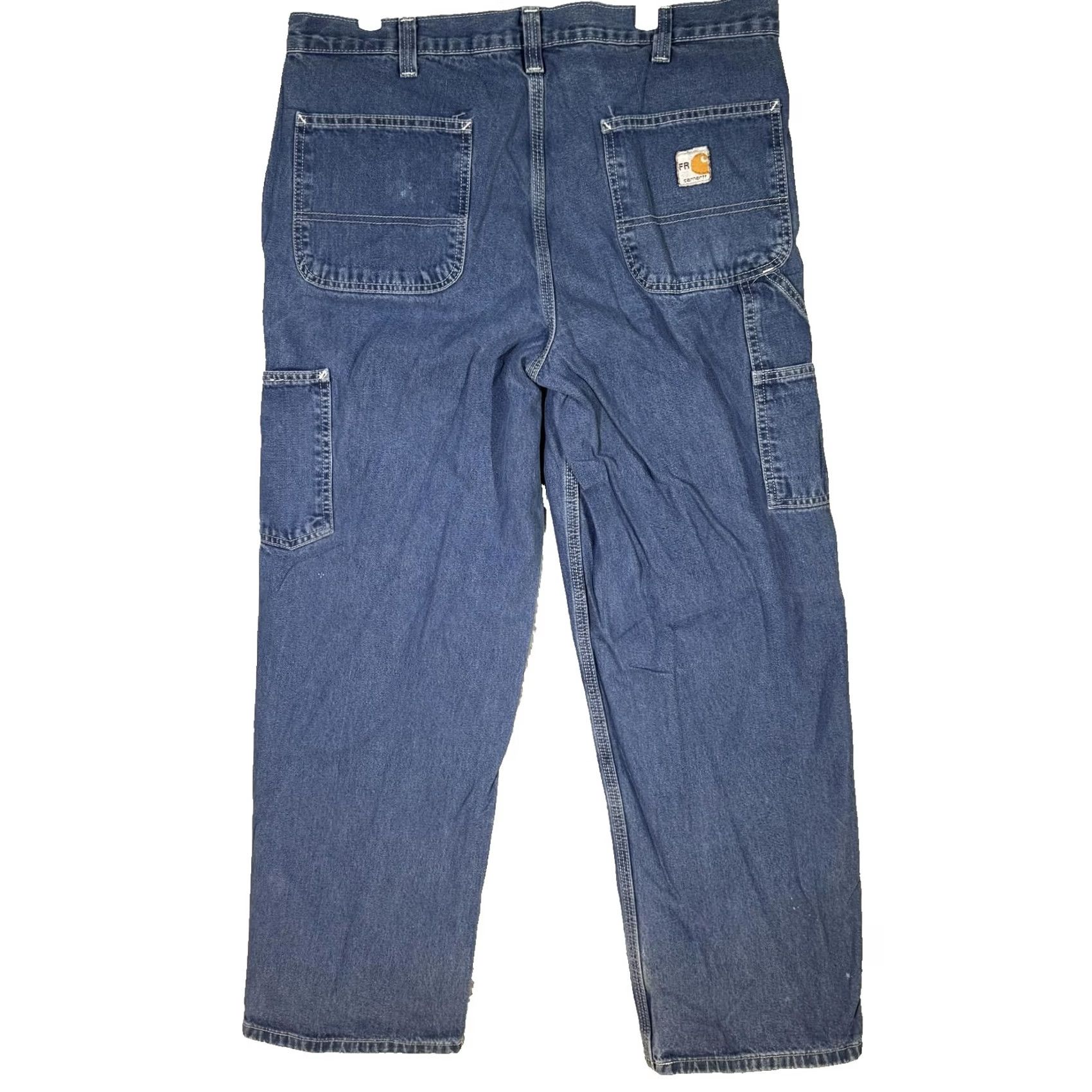 Carhartt VINTAGE Carhartt FR Jeans Mens 36x32 Arc Flash Workwear Denim Utility Pants 36x32 Mens Blue Denim Flame Resistant Size US 36 / EU 52 - 2 Thumbnail